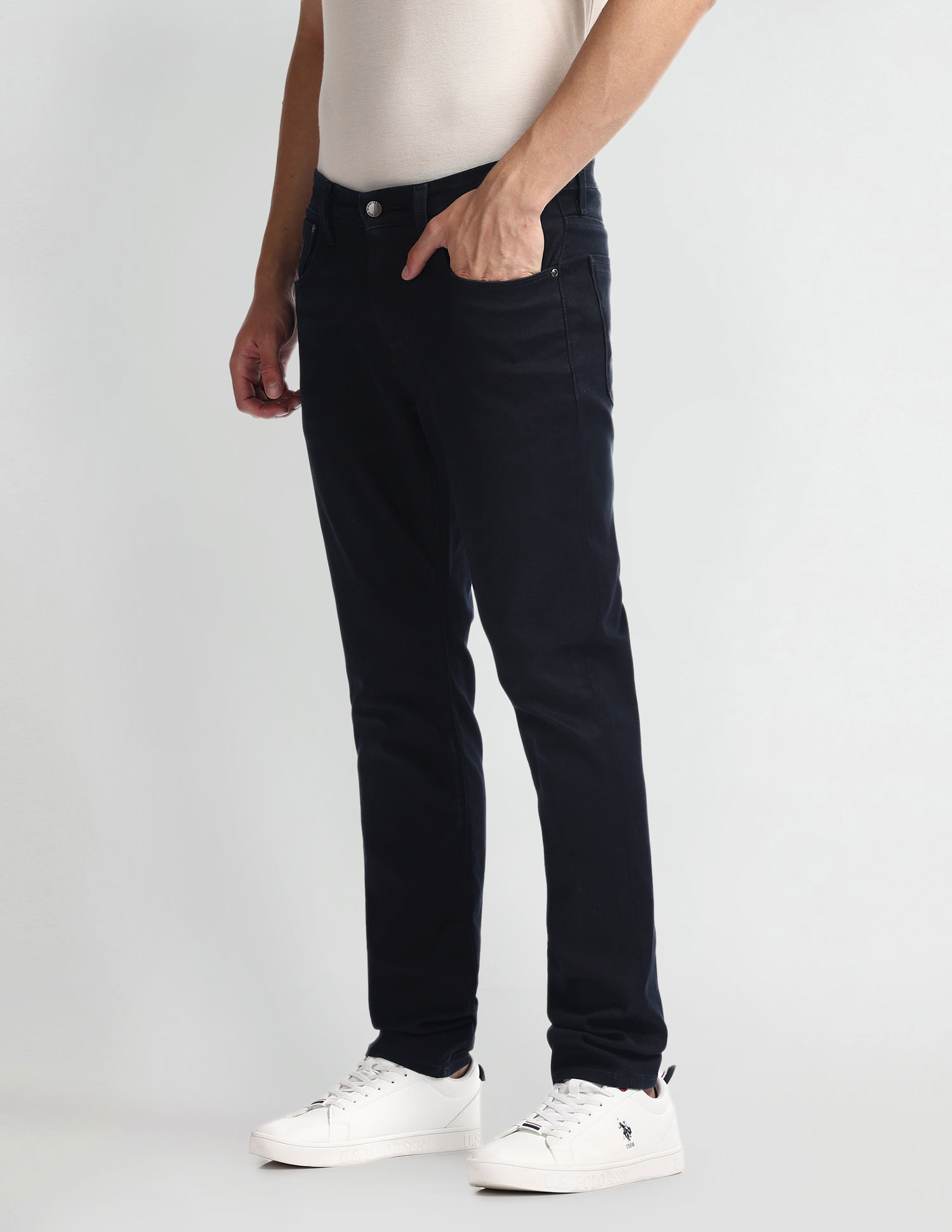 U.S. Polo Assn. Denim Co. Brandon Slim Tapered Fit Blue Jeans