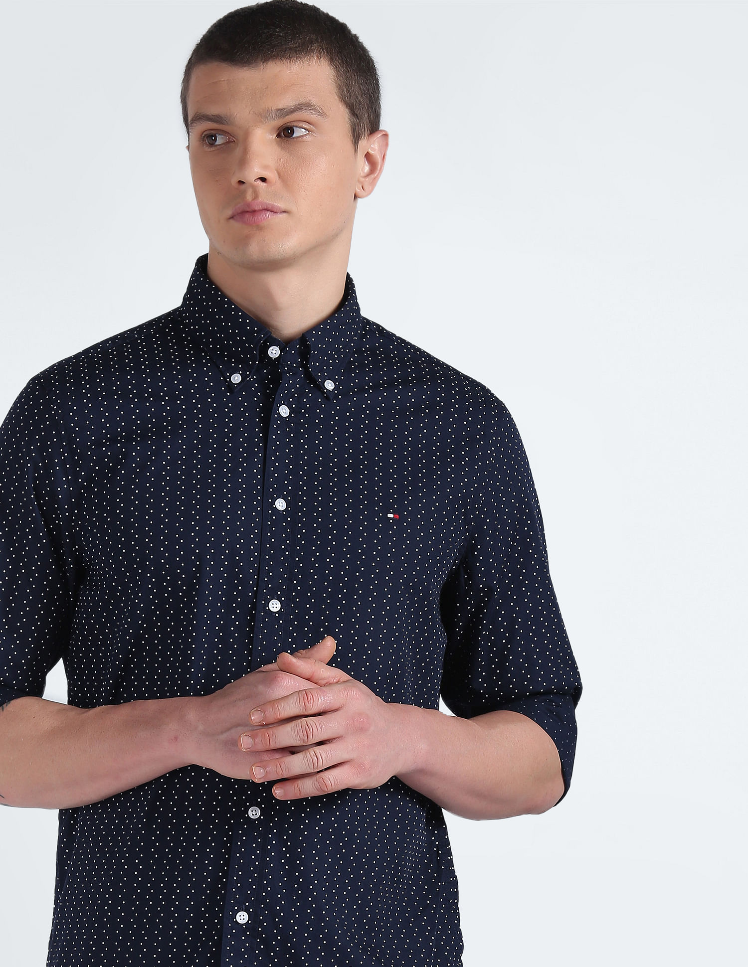 Tommy hilfiger online slim fit shirt