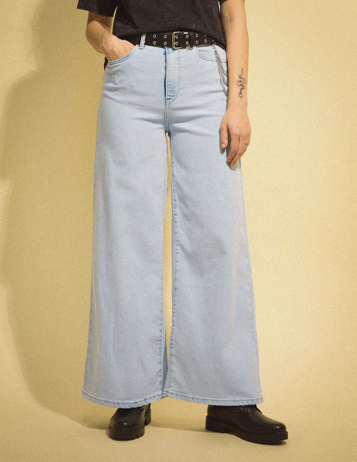 Flying Machine Women K-Street X Ultra Wideleg Fit Jeans