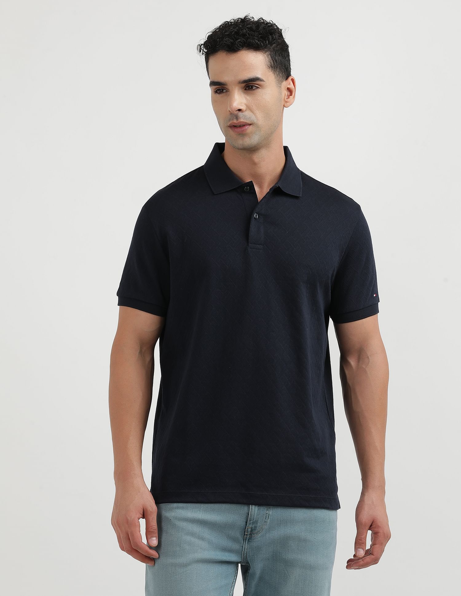 Tommy Hilfiger Sustainable Jacquard Polo Shirt