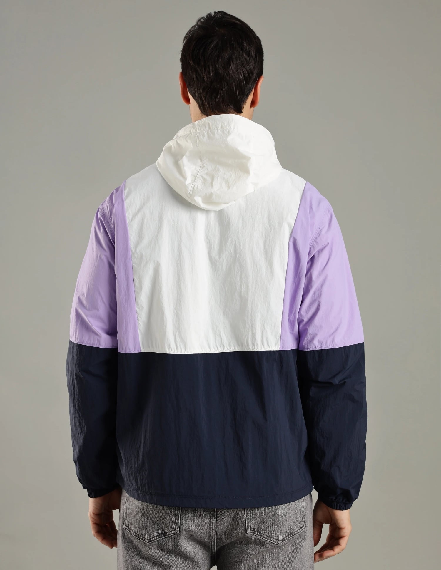 Buy Tommy Hilfiger Colorblock Relaxed Fit Nylon Jacket - NNNOW.com