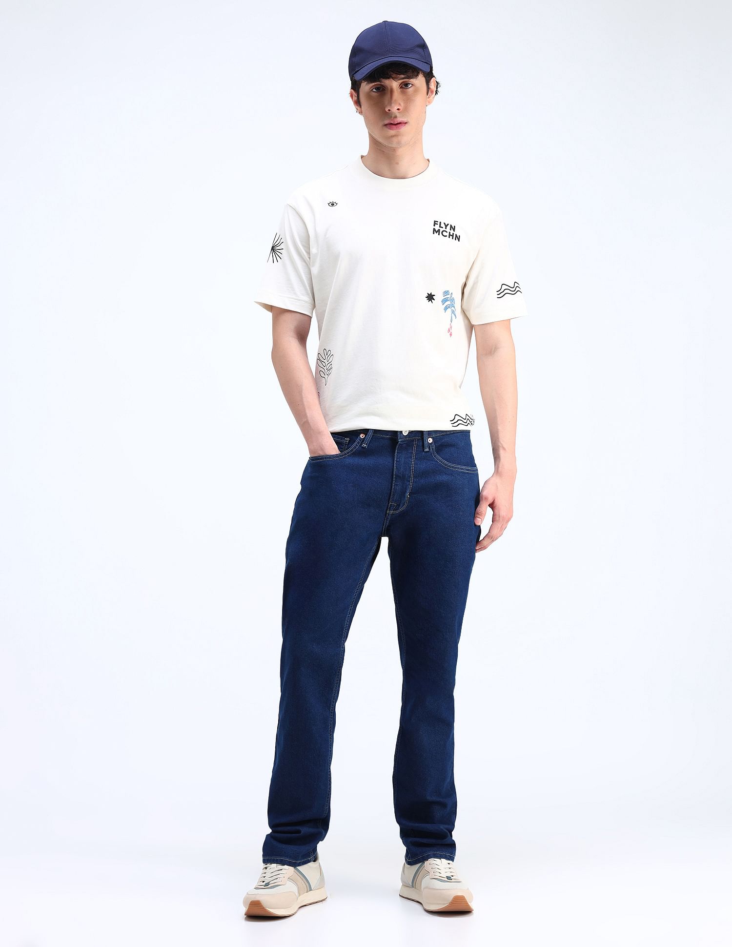 Flying Machine Freddie Slim Straight Fit Jeans