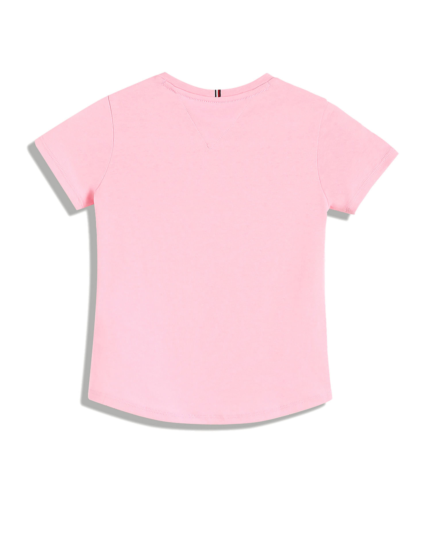 Tommy Hilfiger Kids Girls Logo Slim-Fit Cotton T-Shirt