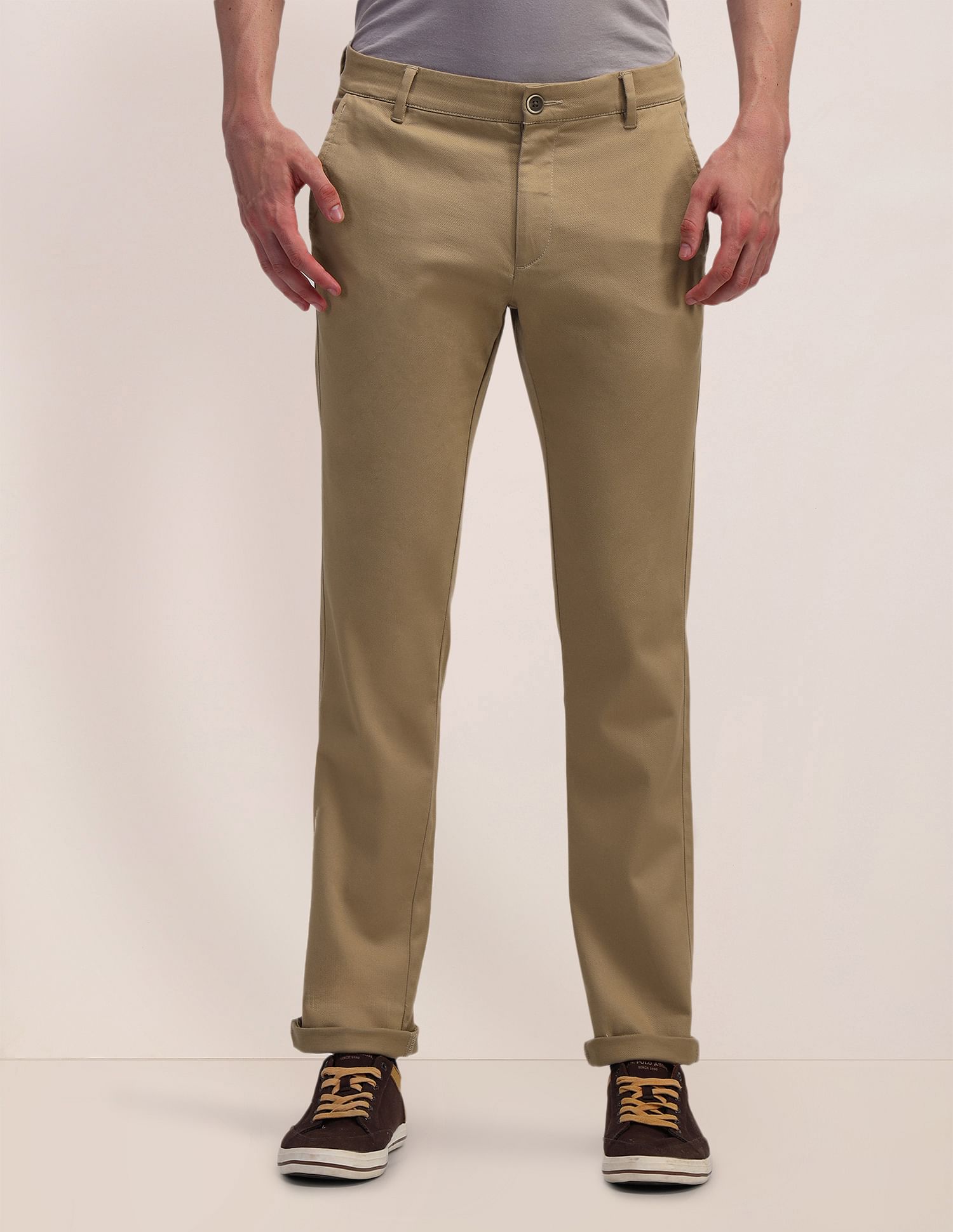 U.S. Polo Assn. Denver Slim Fit Dobby Trousers