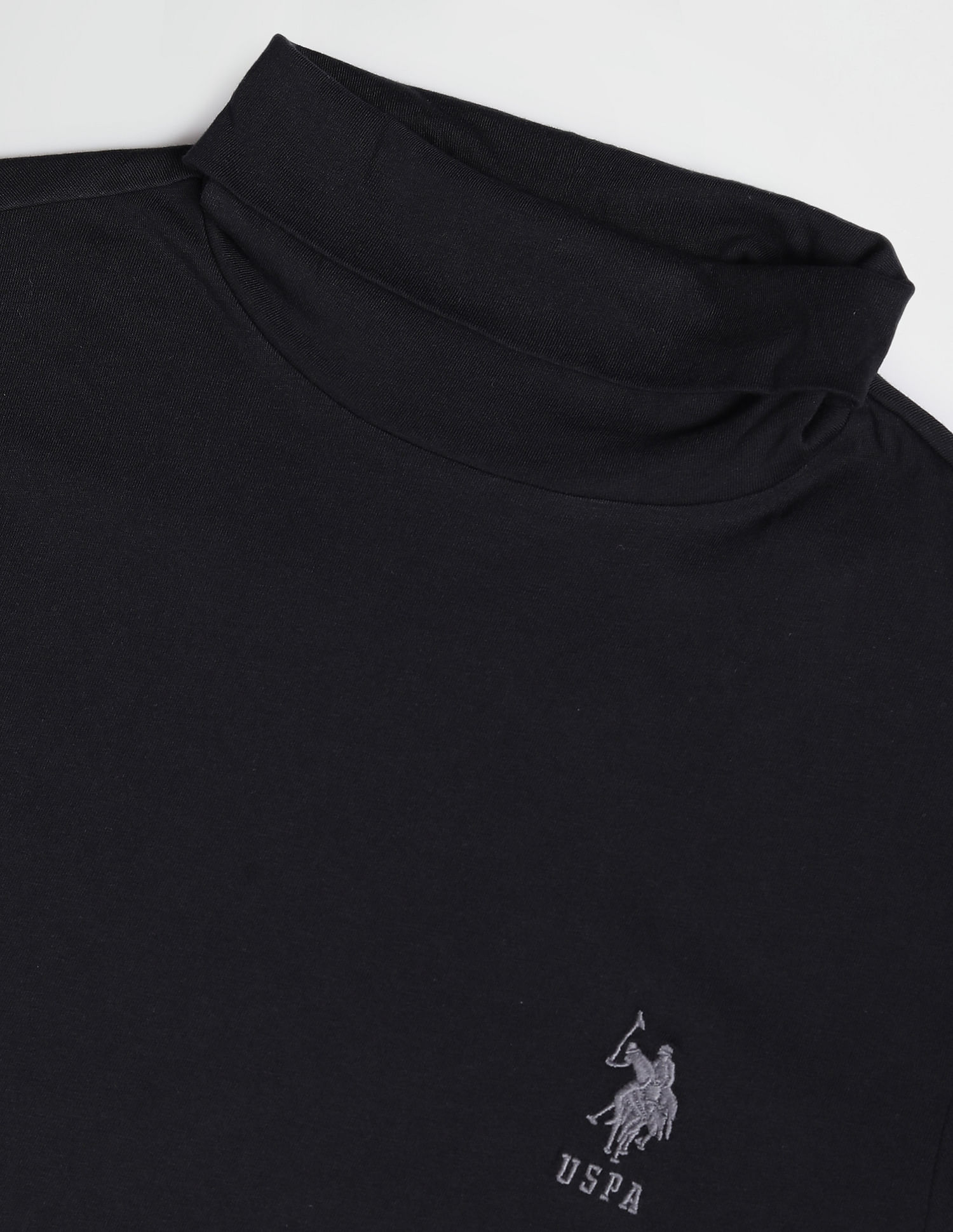 U.S. Polo Assn. Denim Co. Turtle Neck Long Sleeve T-Shirt
