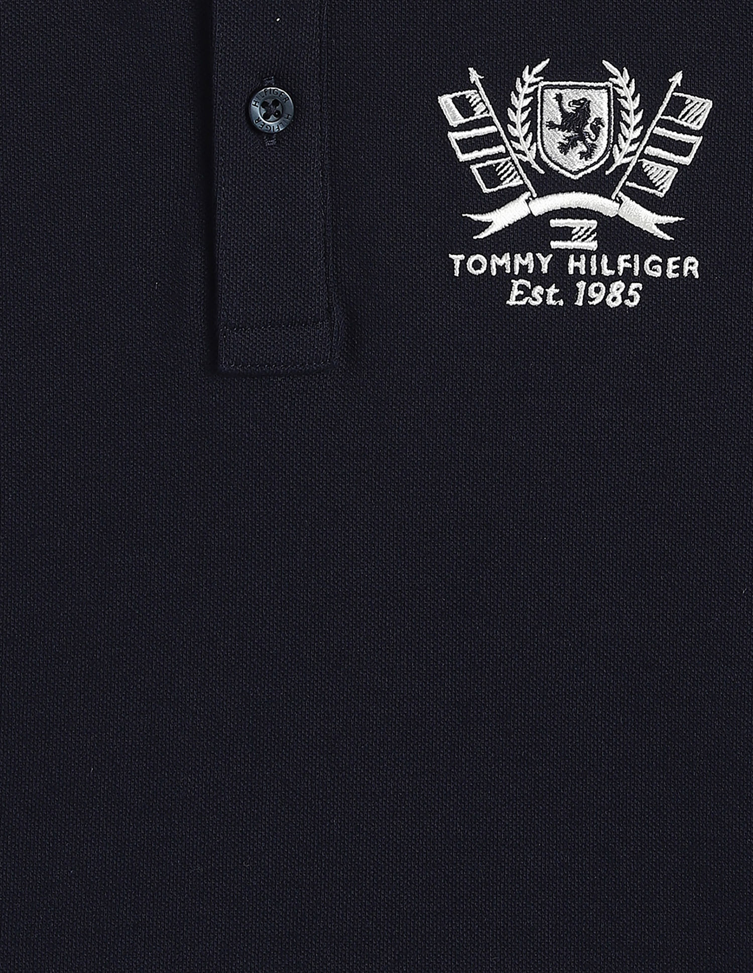 Tommy Hilfiger Kids Printed Regular Fit Polo T-Shirt