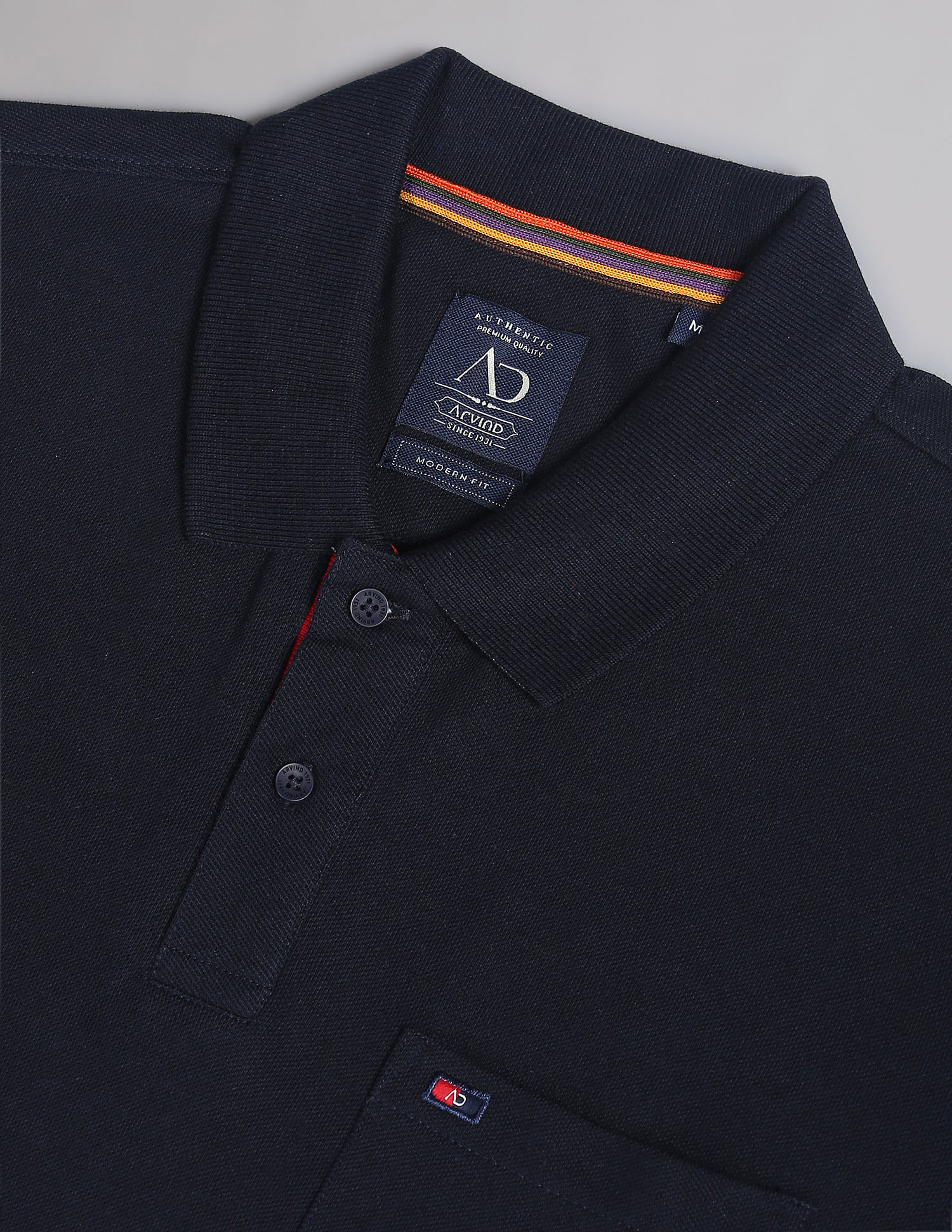 AD by Arvind Patch Pocket COOL-IT Real Deal Polo Shirt
