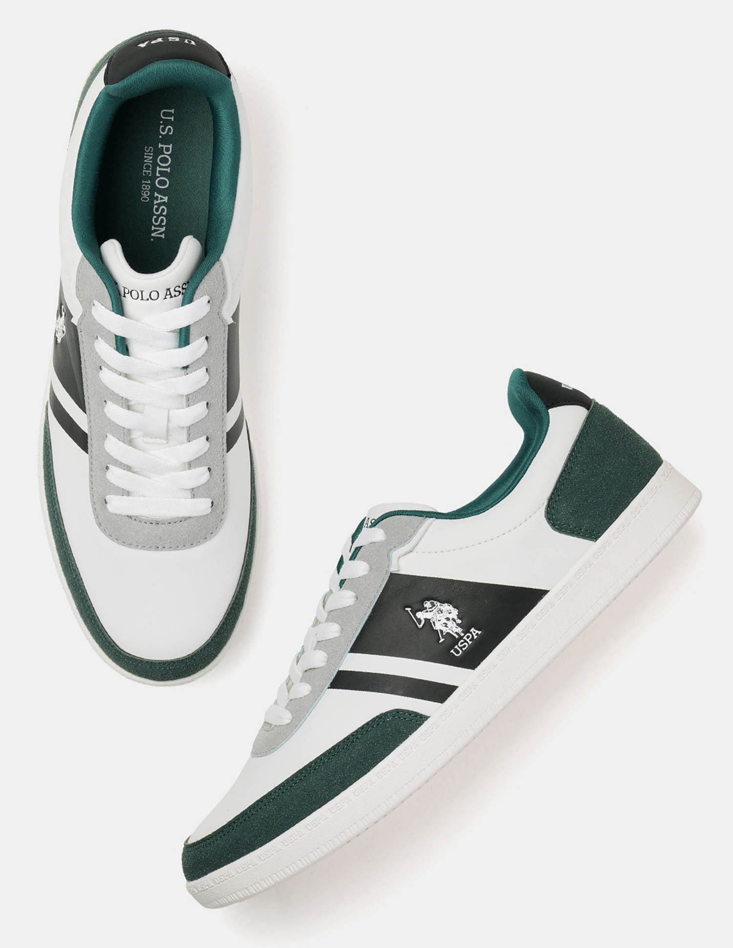 U.S. Polo Assn. Men Hilton Colour Blocked Sneakers