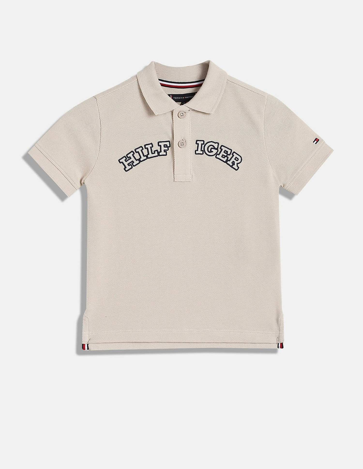 Tommy Hilfiger Kids Boys Logo Regular-Fit Cotton Polo T-Shirt