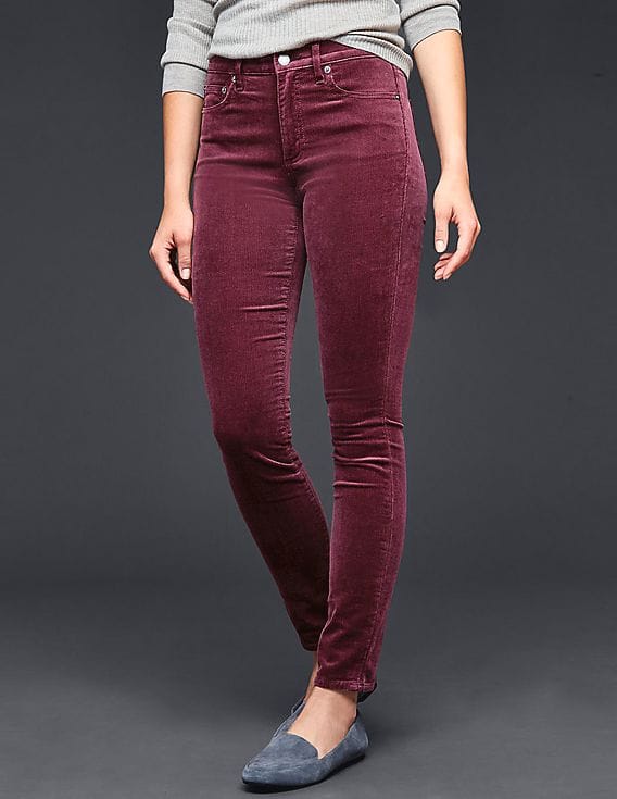 Buy GAP Women Red 1969 Modern Stretch 