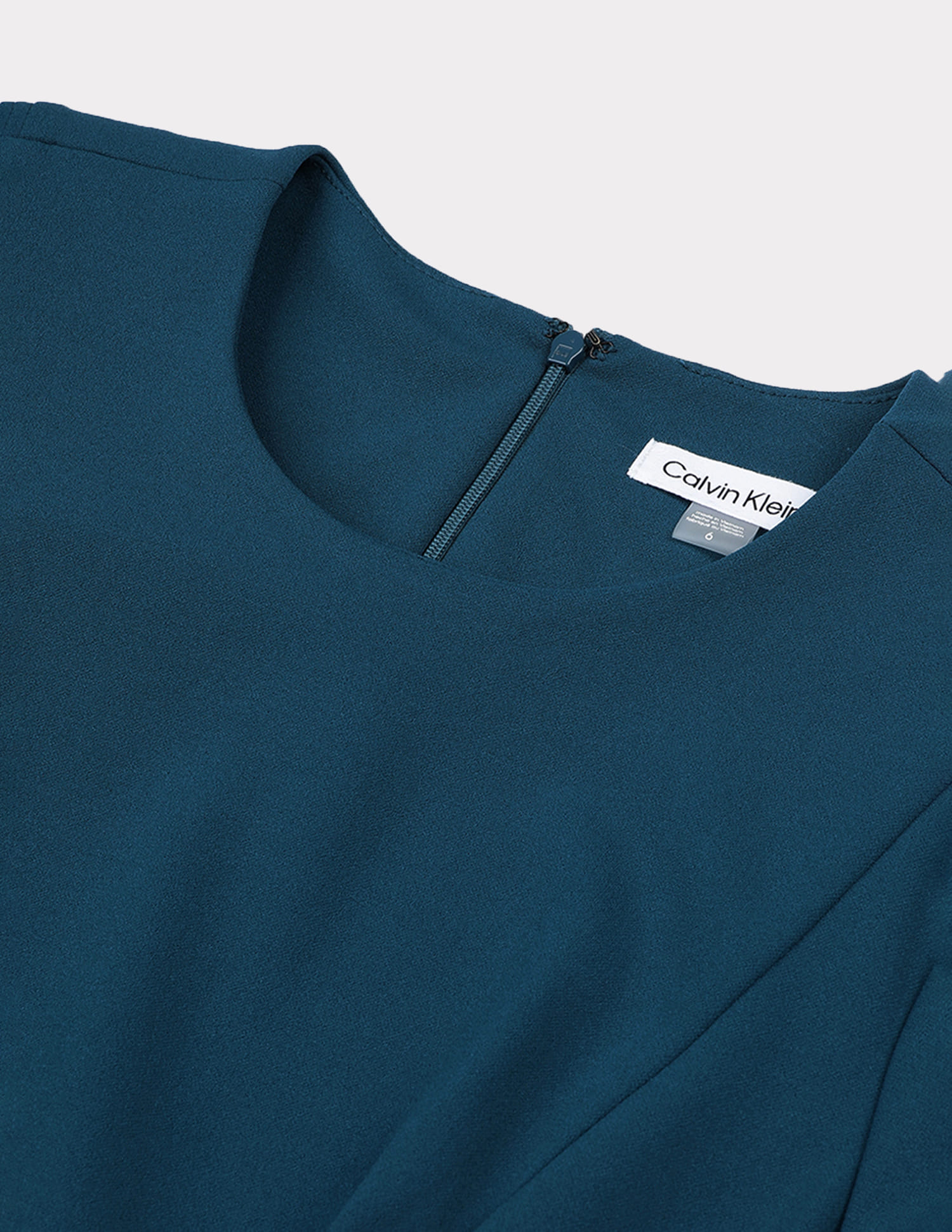 Buy Calvin Klein Side Pleat Fit & Flare Dress - NNNOW.com
