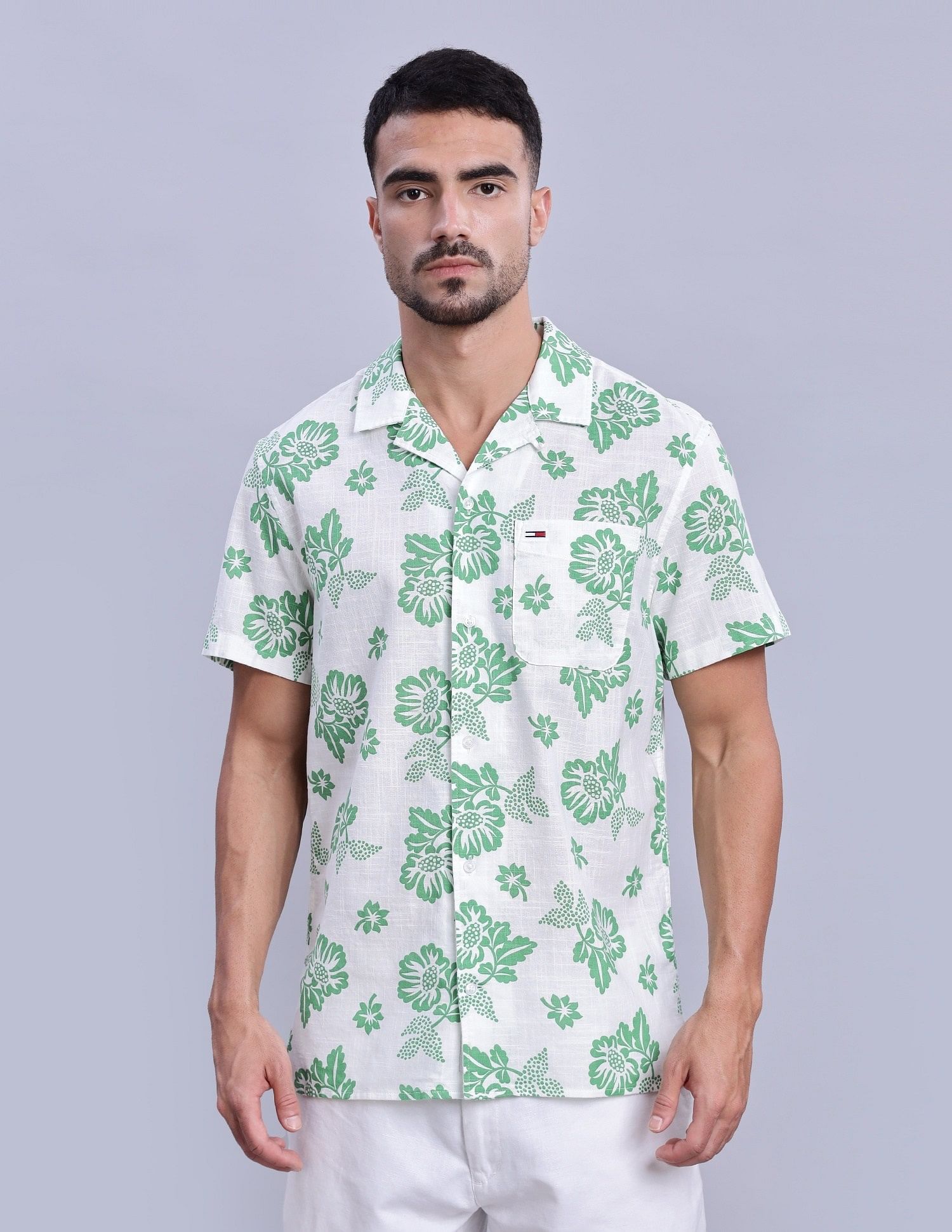 Tommy Hilfiger Printed Regular-Fit Woven Shirts