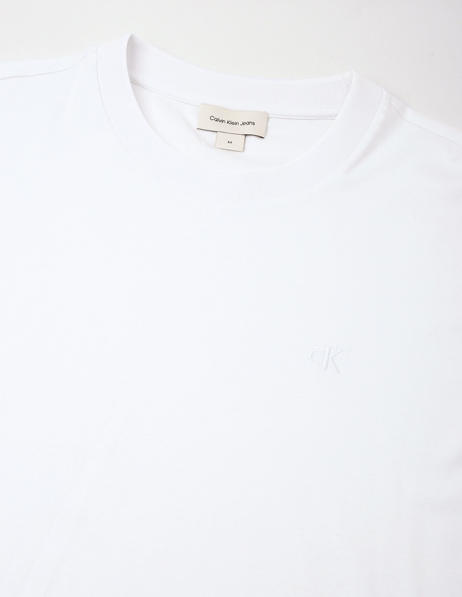 Calvin Klein Jeans Solid Regular-Fit Cotton T Shirt