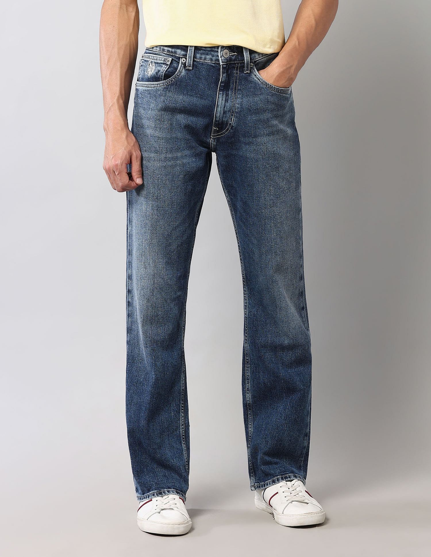 U.S. Polo Assn. Denim Co. Connor Bootcut Fit Blue Vintage Jeans