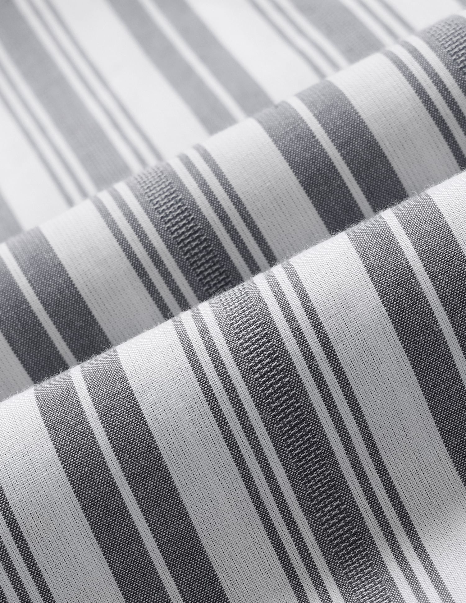 Arrow Vertical Striped Cotton Shirt