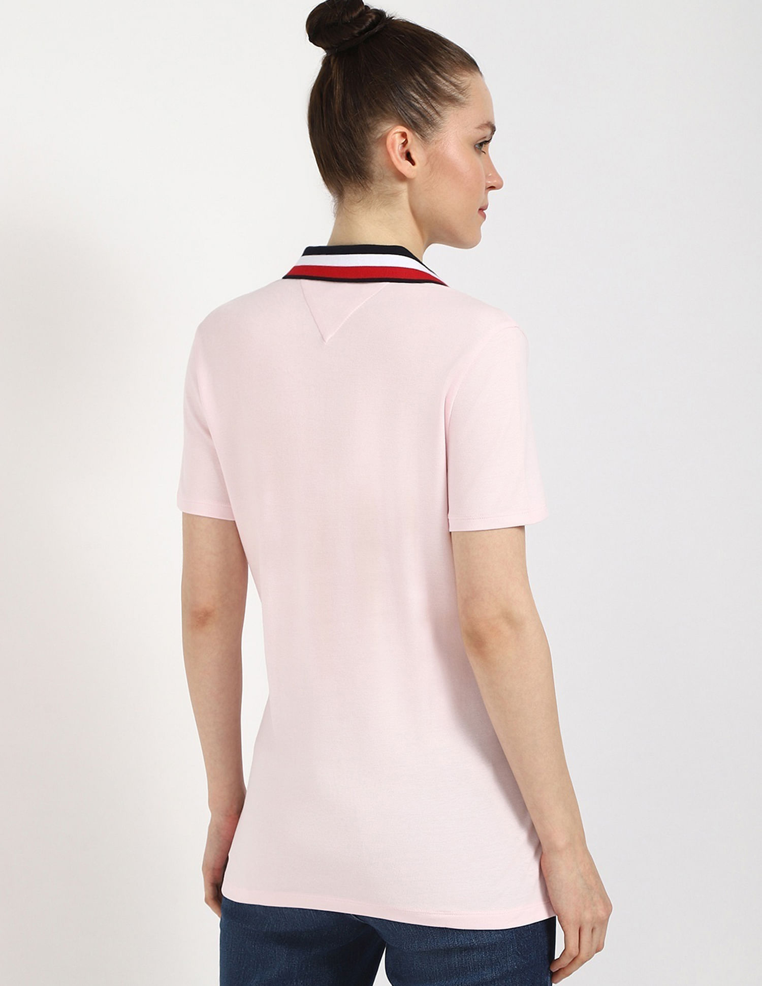 Tommy Hilfiger Solid Regular Fit Cotton Polo Shirt