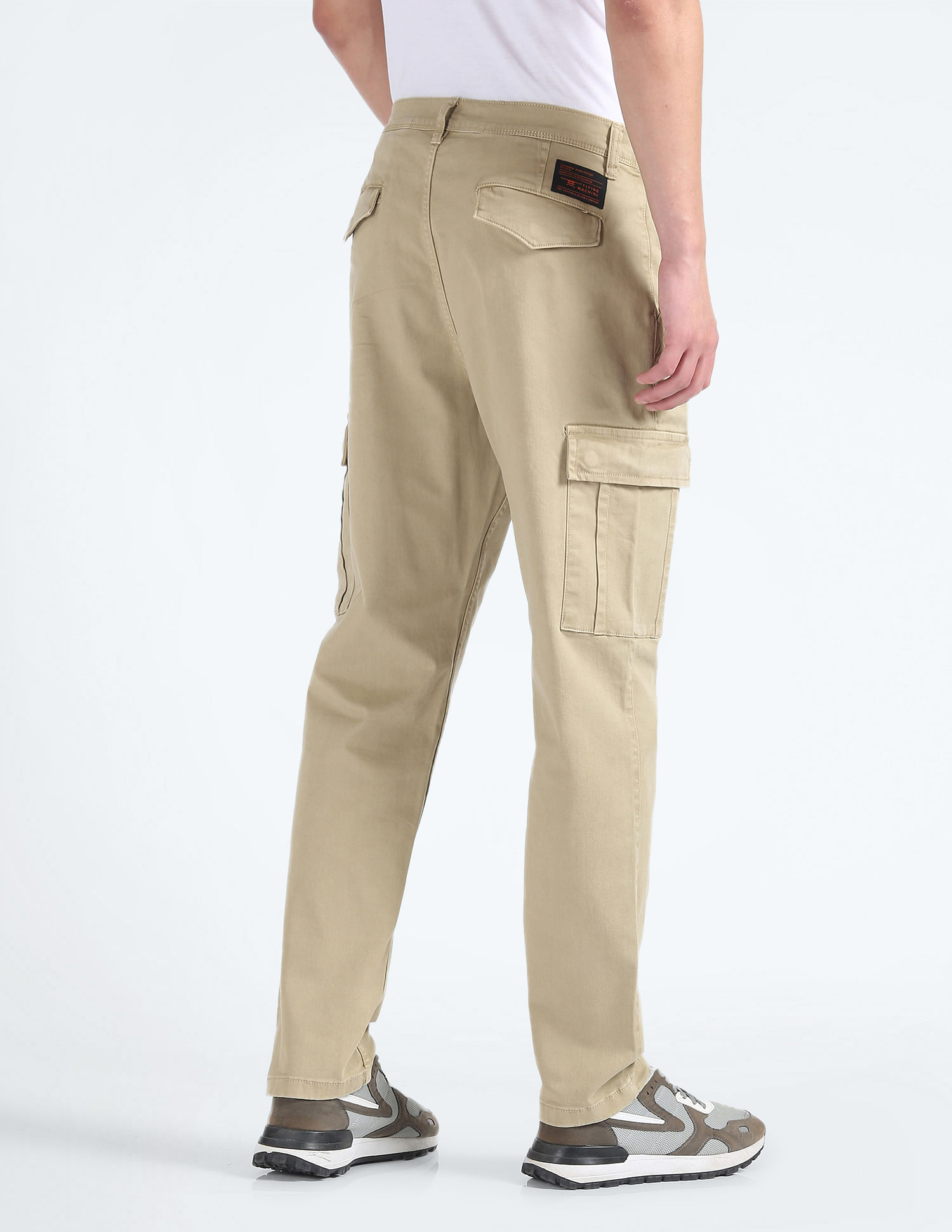 Buy Black Trousers & Pants for Men by BREAKBOUNCE Online | Ajio.com