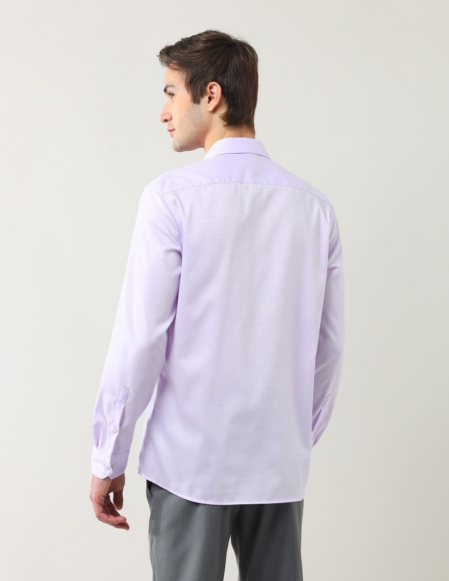 Arrow Liberty Classic Fit Graph Checked Autopress Shirt