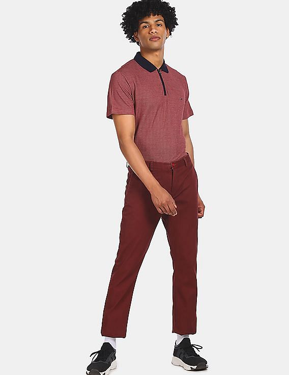 Fashion Shirts Polo Shirts Tommy Hilfiger Polo Shirt red casual look 