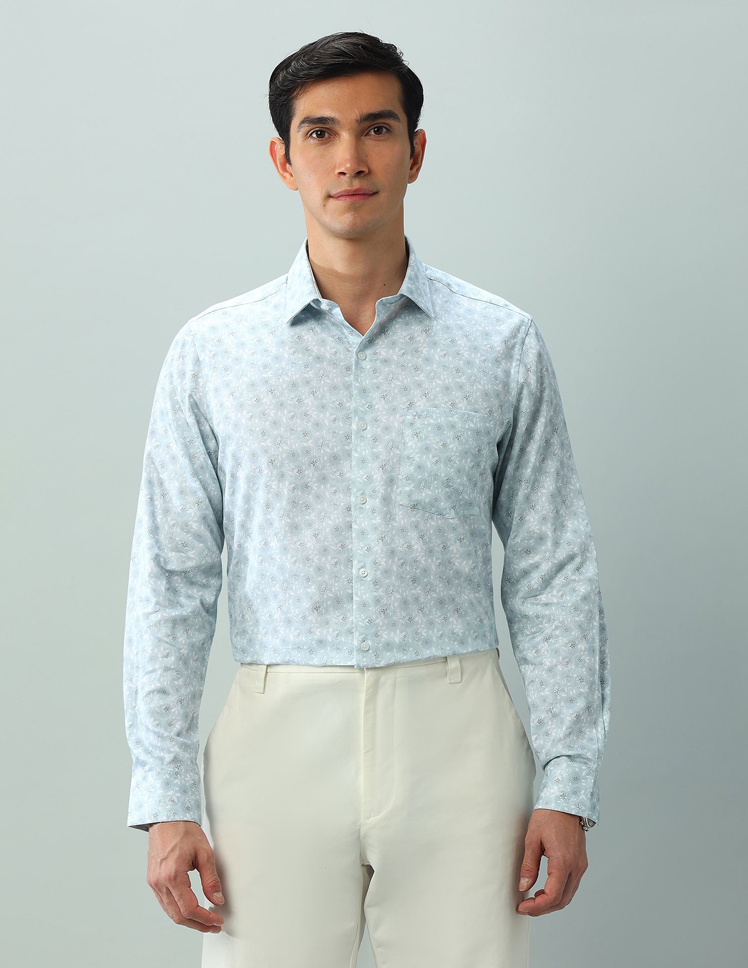Arrow Regular Fit Twill Printed Shirt