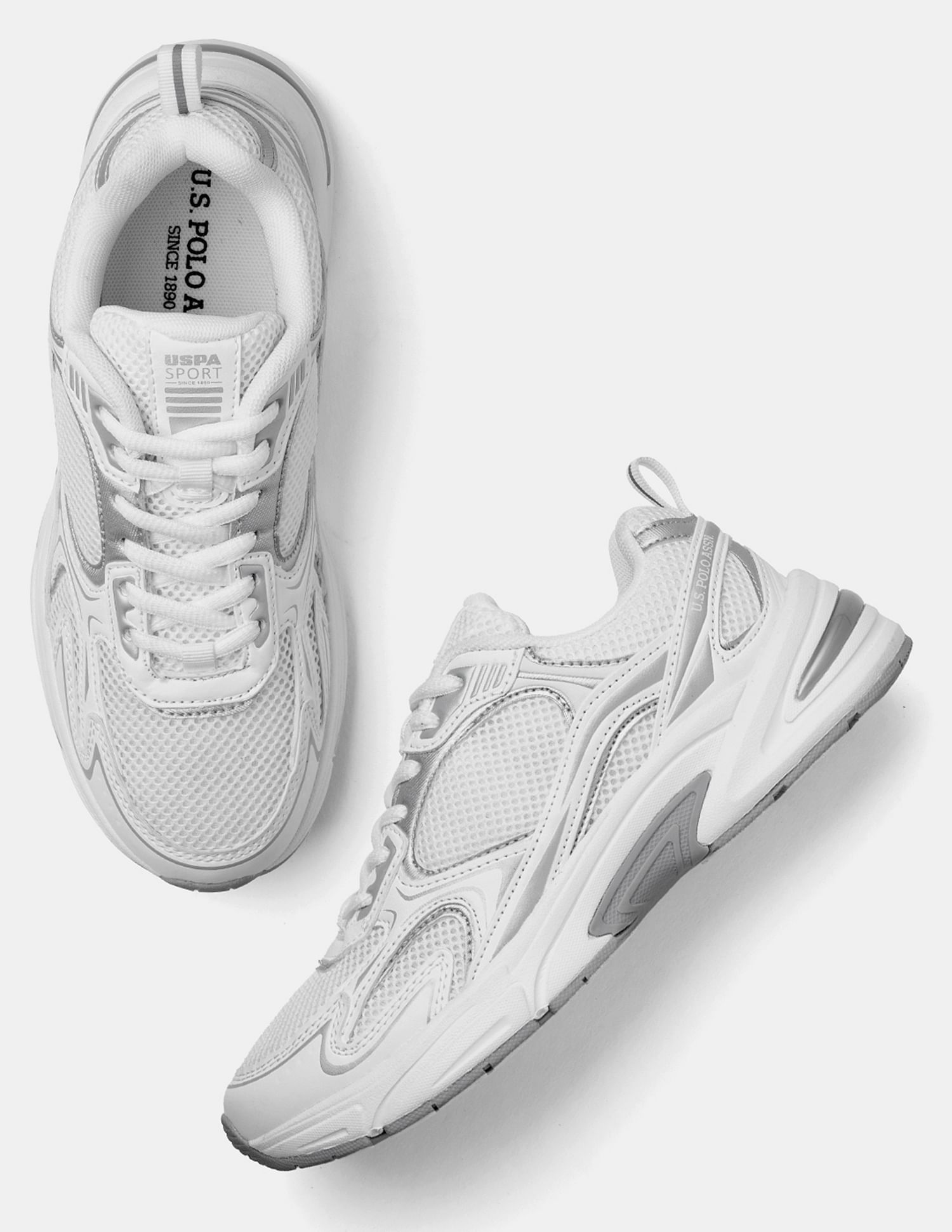 U.S. Polo Assn. Women Eun-Ji Colour Blocked Sneakers