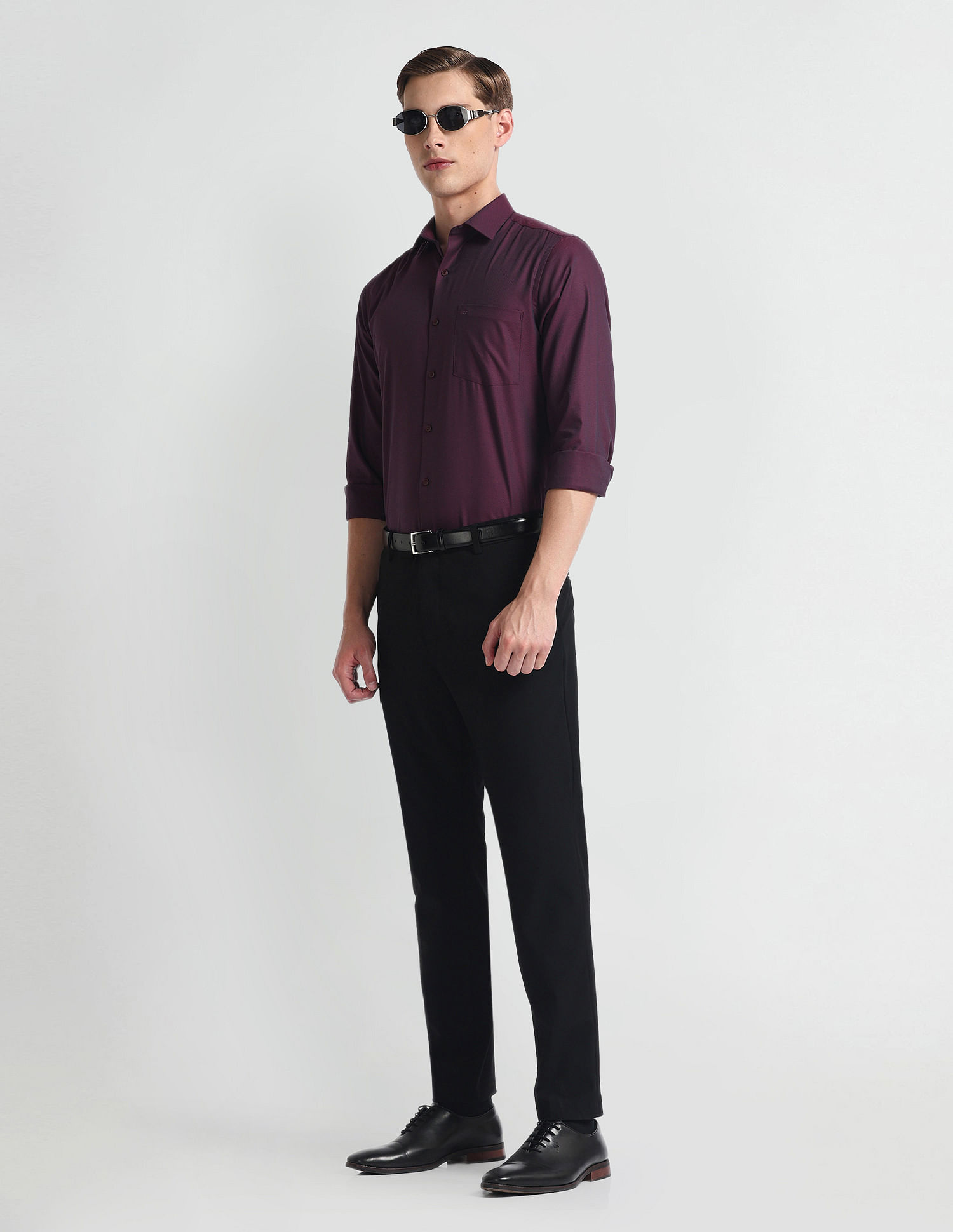 Arrow Cutaway Collar Dobby Shirt