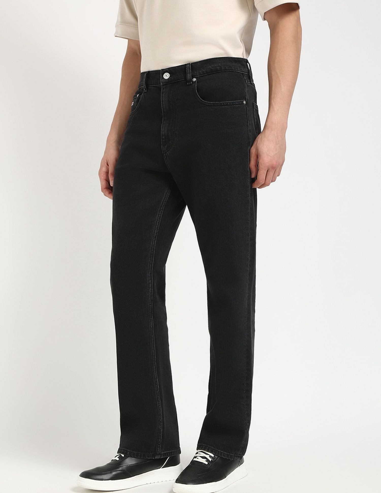 Tommy Hilfiger Rinse-Wash Regular-Fit Mid Rise Jeans