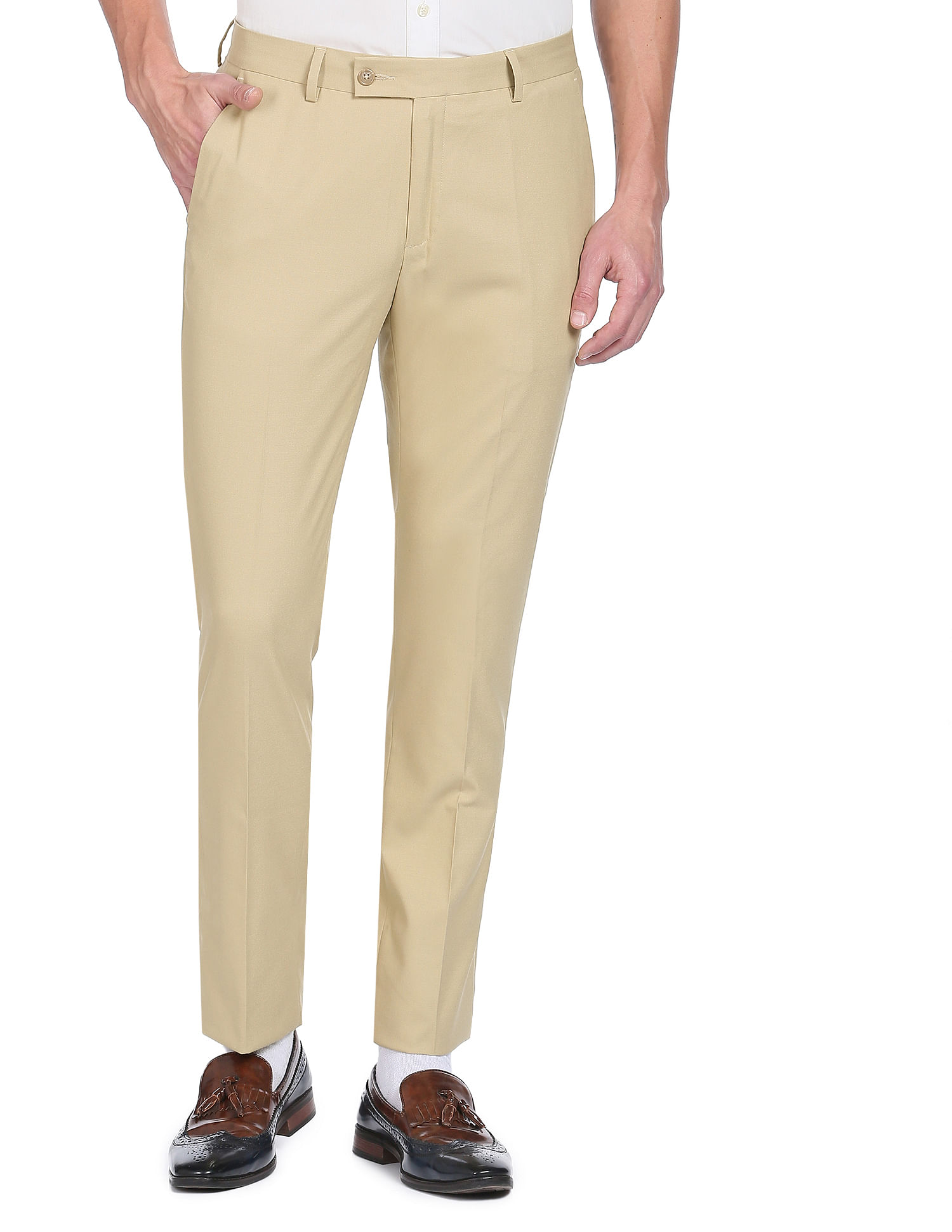 Arrow Men's Modern Fit Dress Pants - Grey, Size: 42x32, Black | eBay