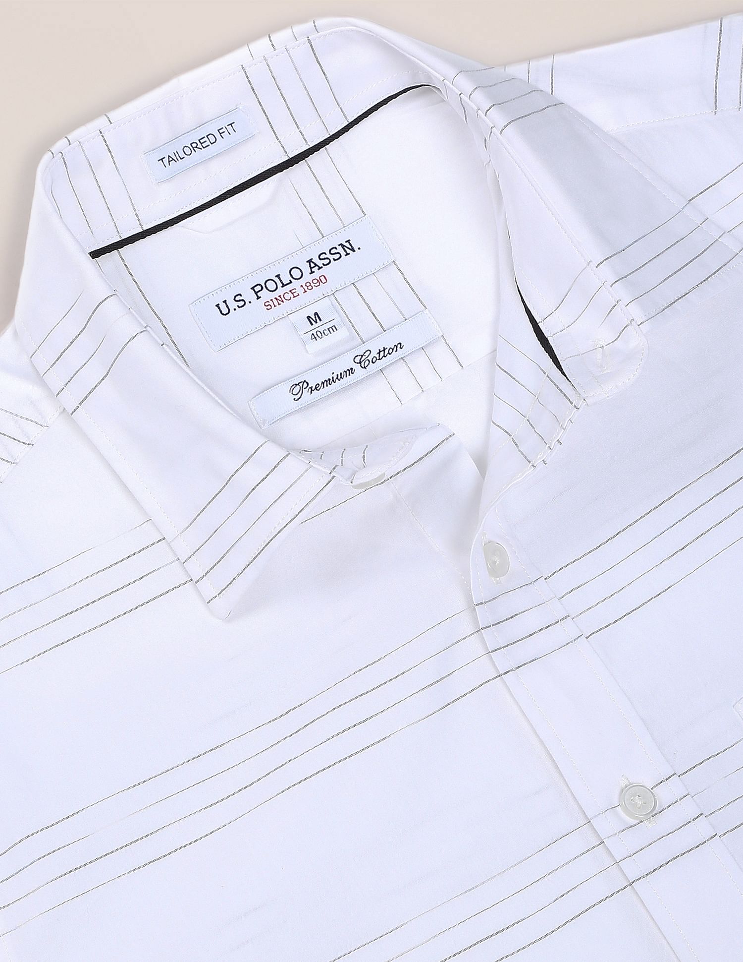 U.S. Polo Assn. Signature Weft Stripe Space Dyed Shirt