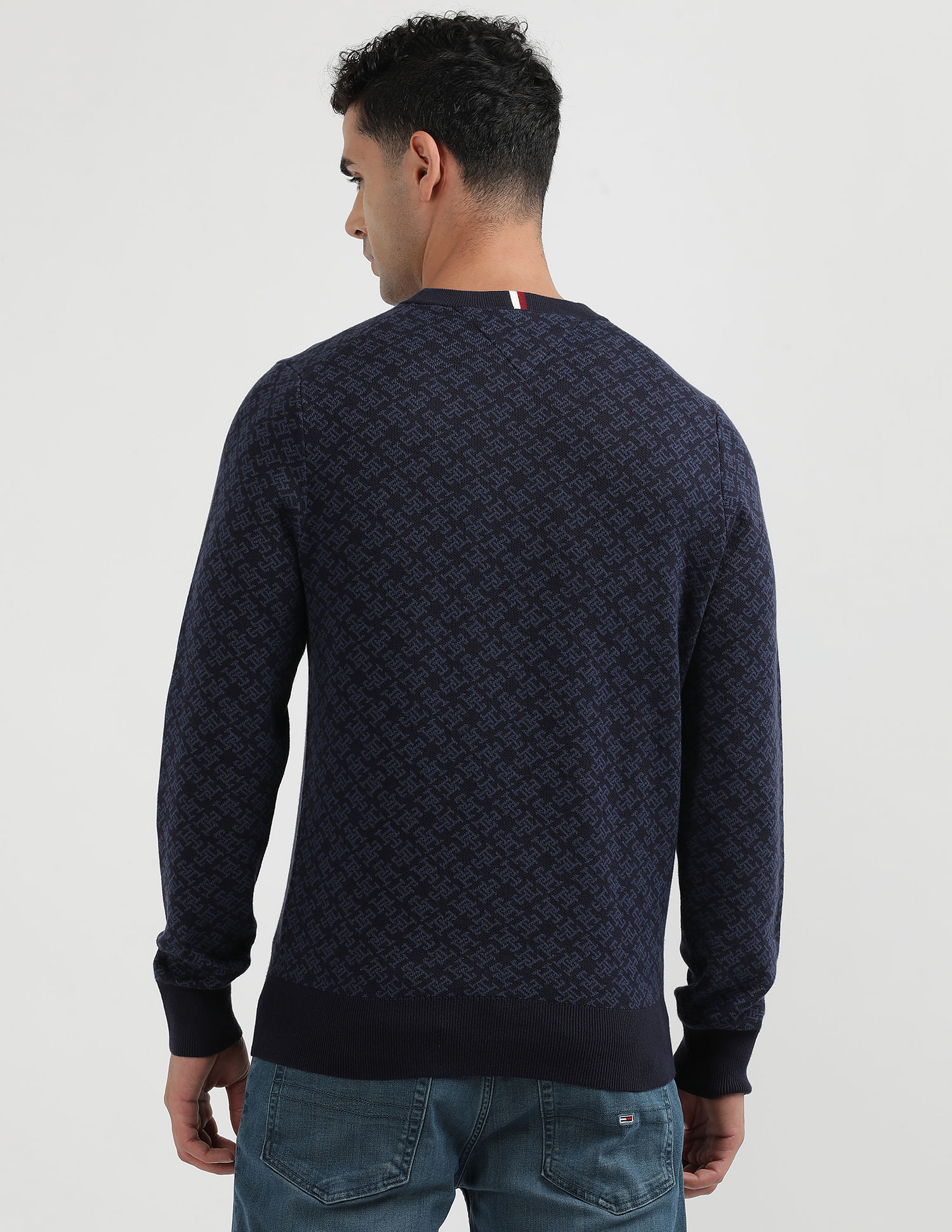 Tommy Hilfiger All Over Monogram Sweater