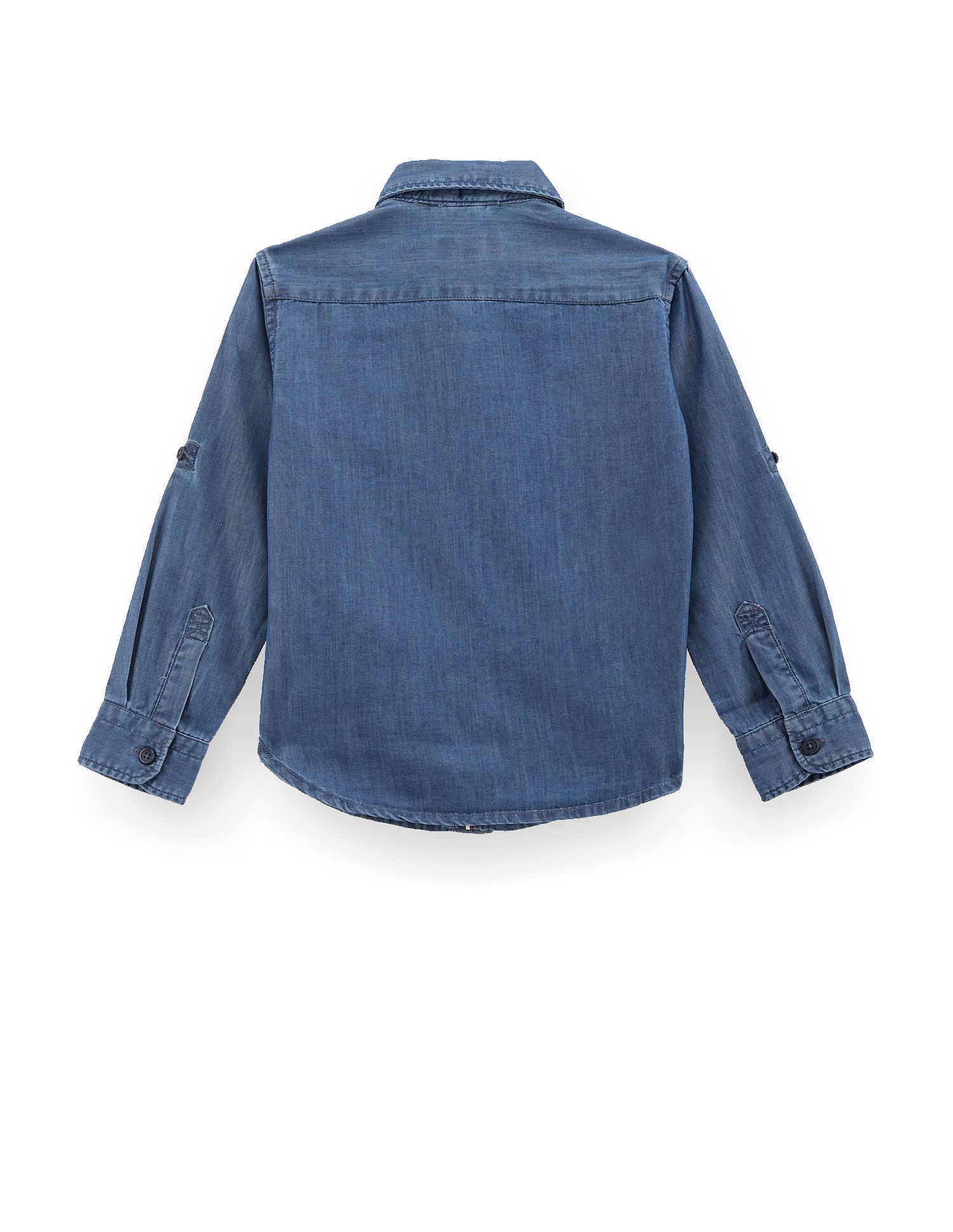 U.S. Polo Assn. Kids Boys Washed Chambray Shirt