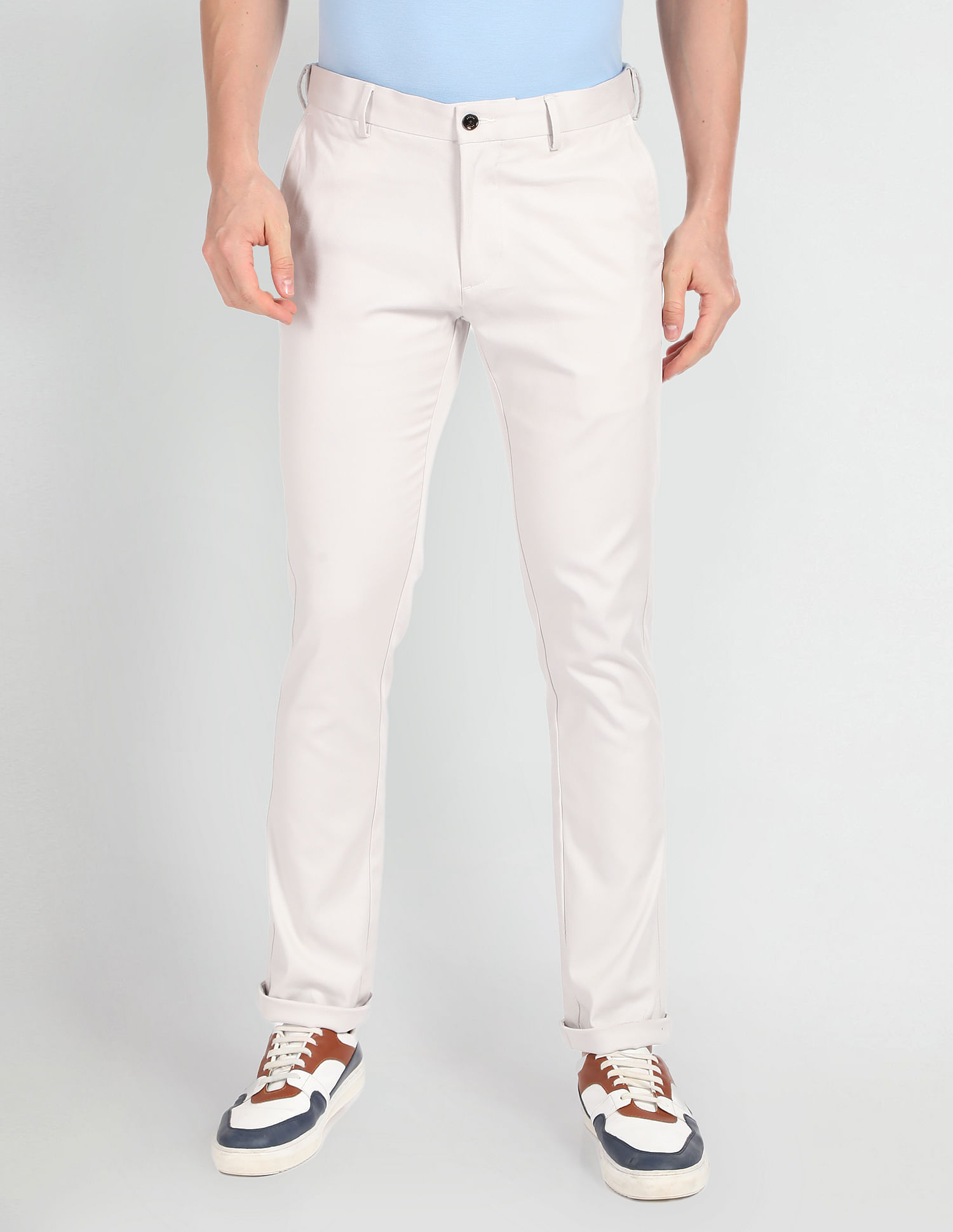 Arrow Sports Low Rise Slim Autoflex Trousers