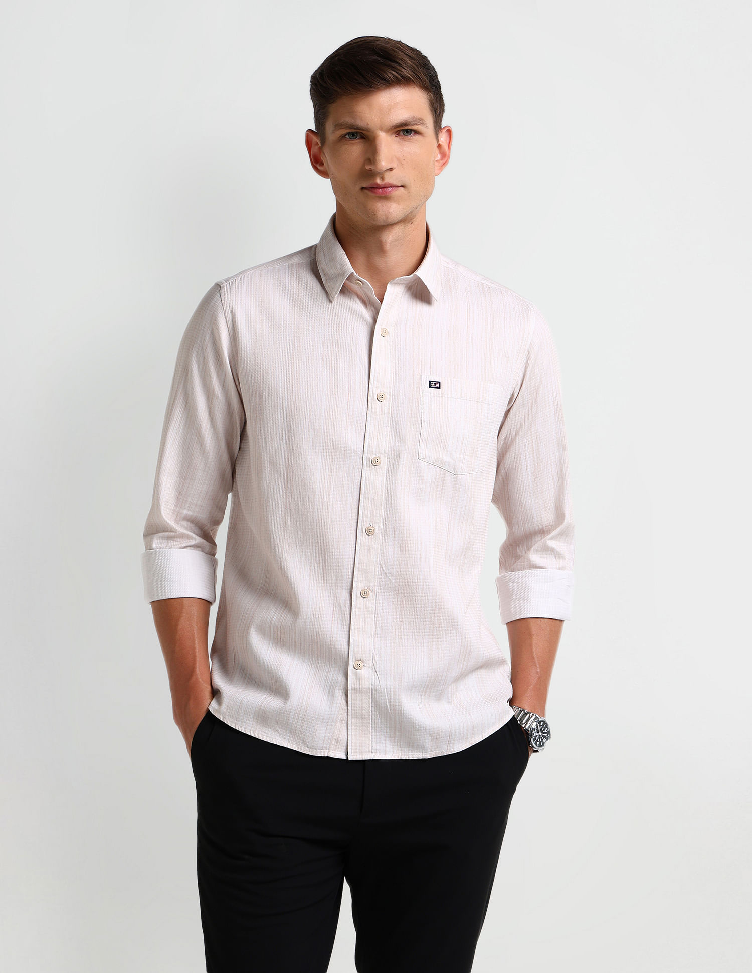 Arrow Sport Tailored Fit Dobby Shirt