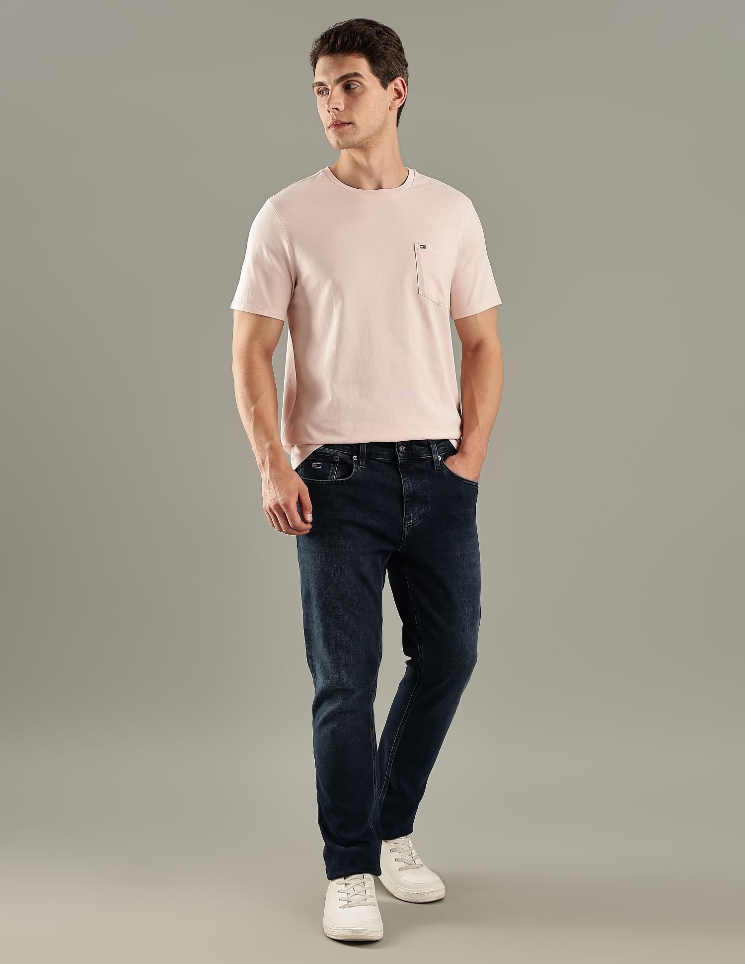 Tommy Hilfiger Solid Regular-Fit Cotton T-Shirt