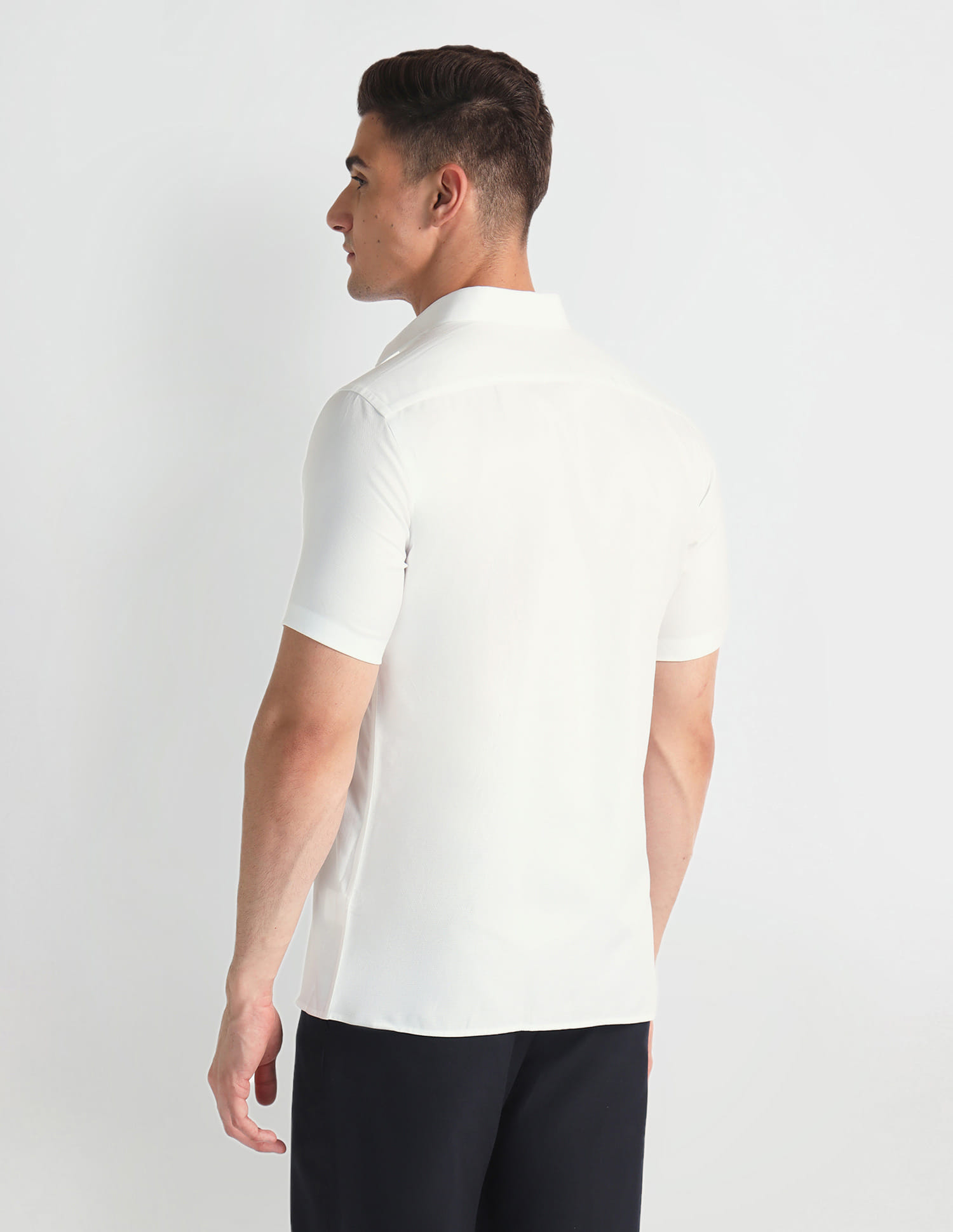 Buy Arrow Iconic White Regular Fit Shirt