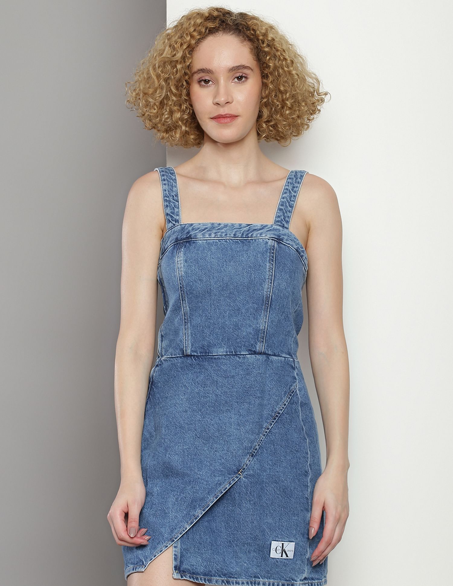 Calvin Klein Sustainable Wrap Bodycon Dress