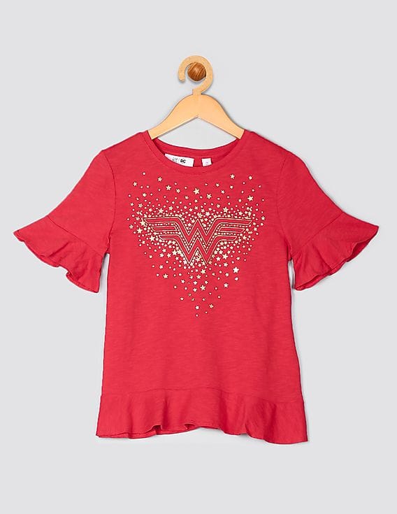 Buy GAP Girls Girls Red Wonder Woman 