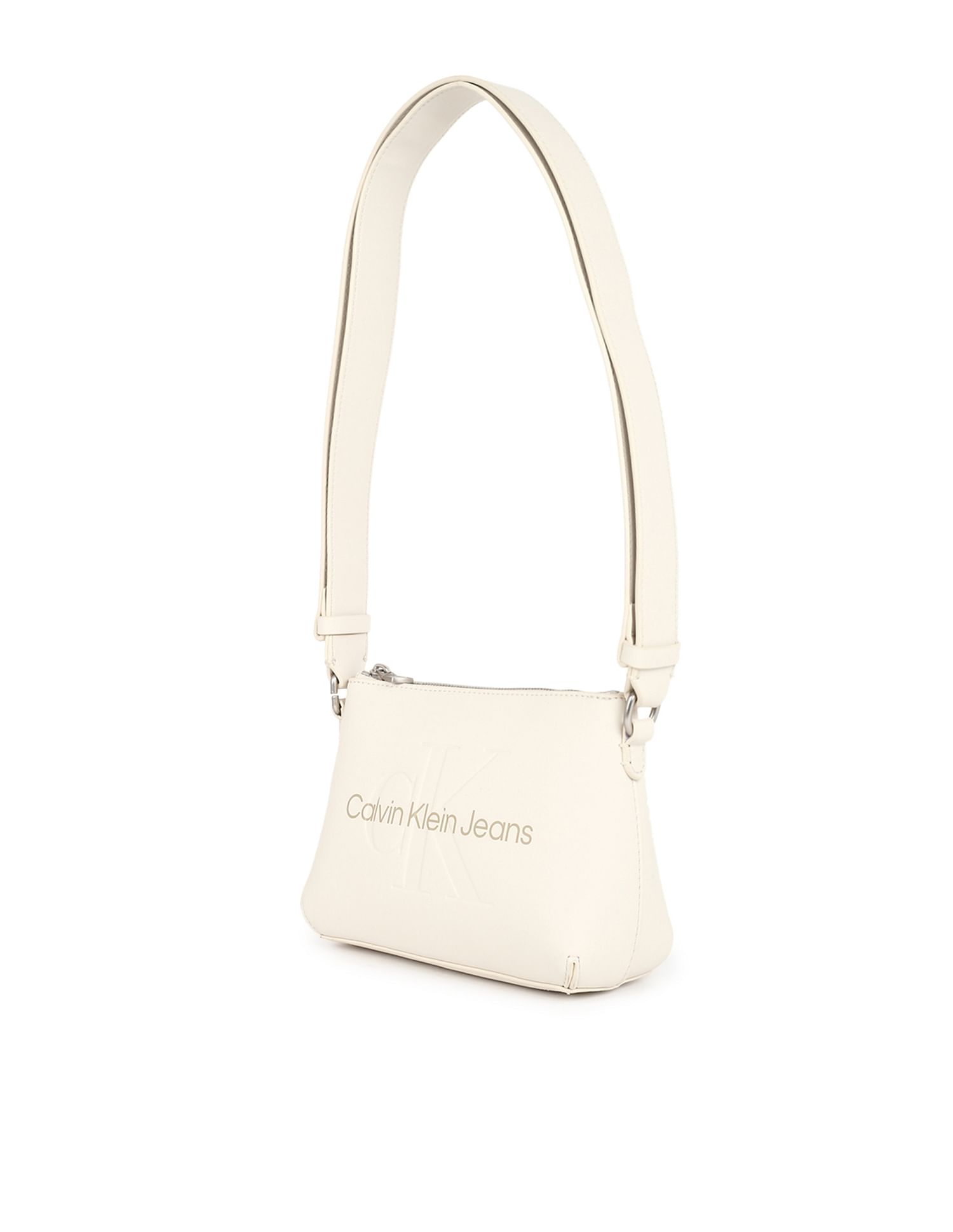 Calvin klein camera bag white on sale