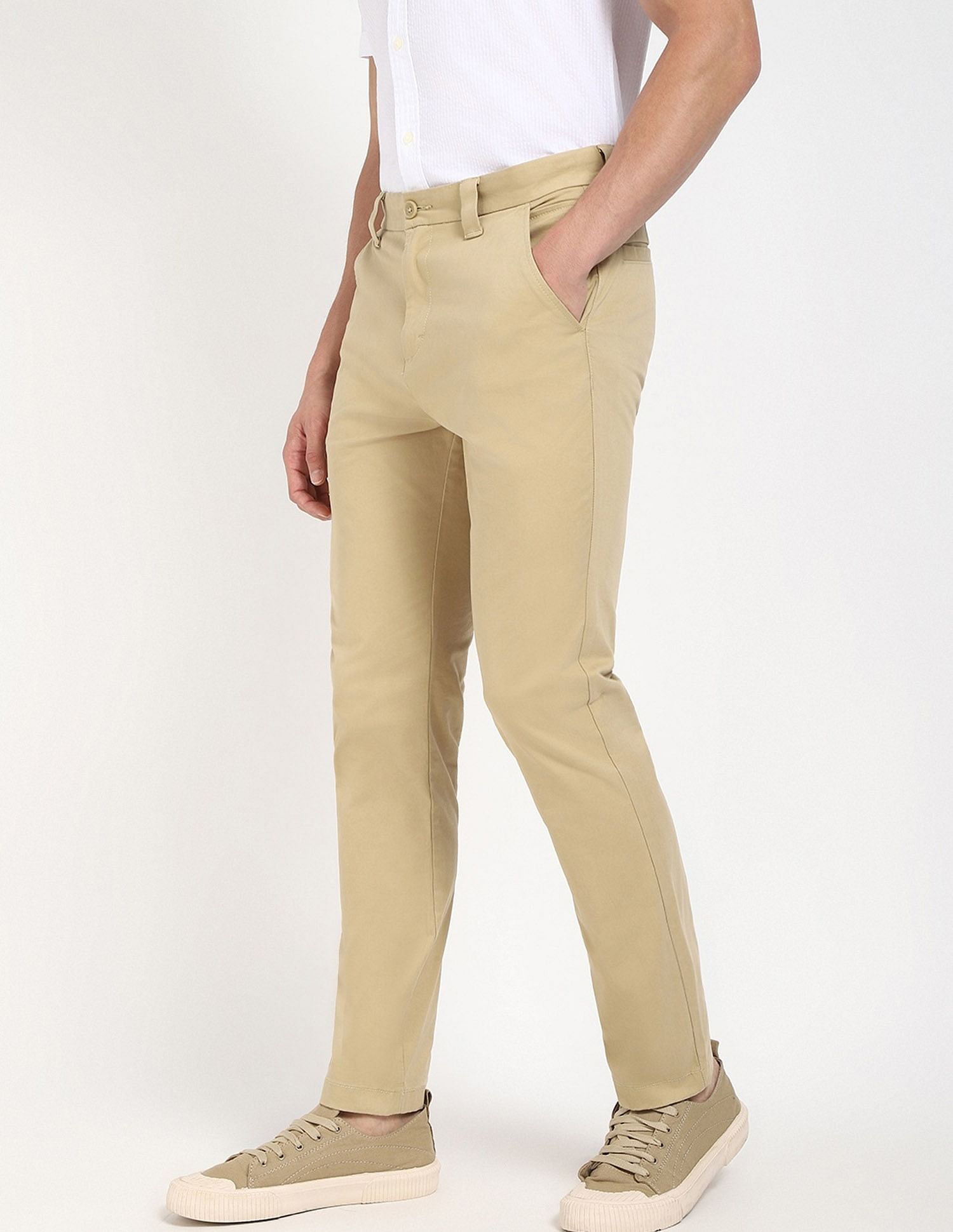 Tommy Hilfiger Solid Relaxed Fit Trouser