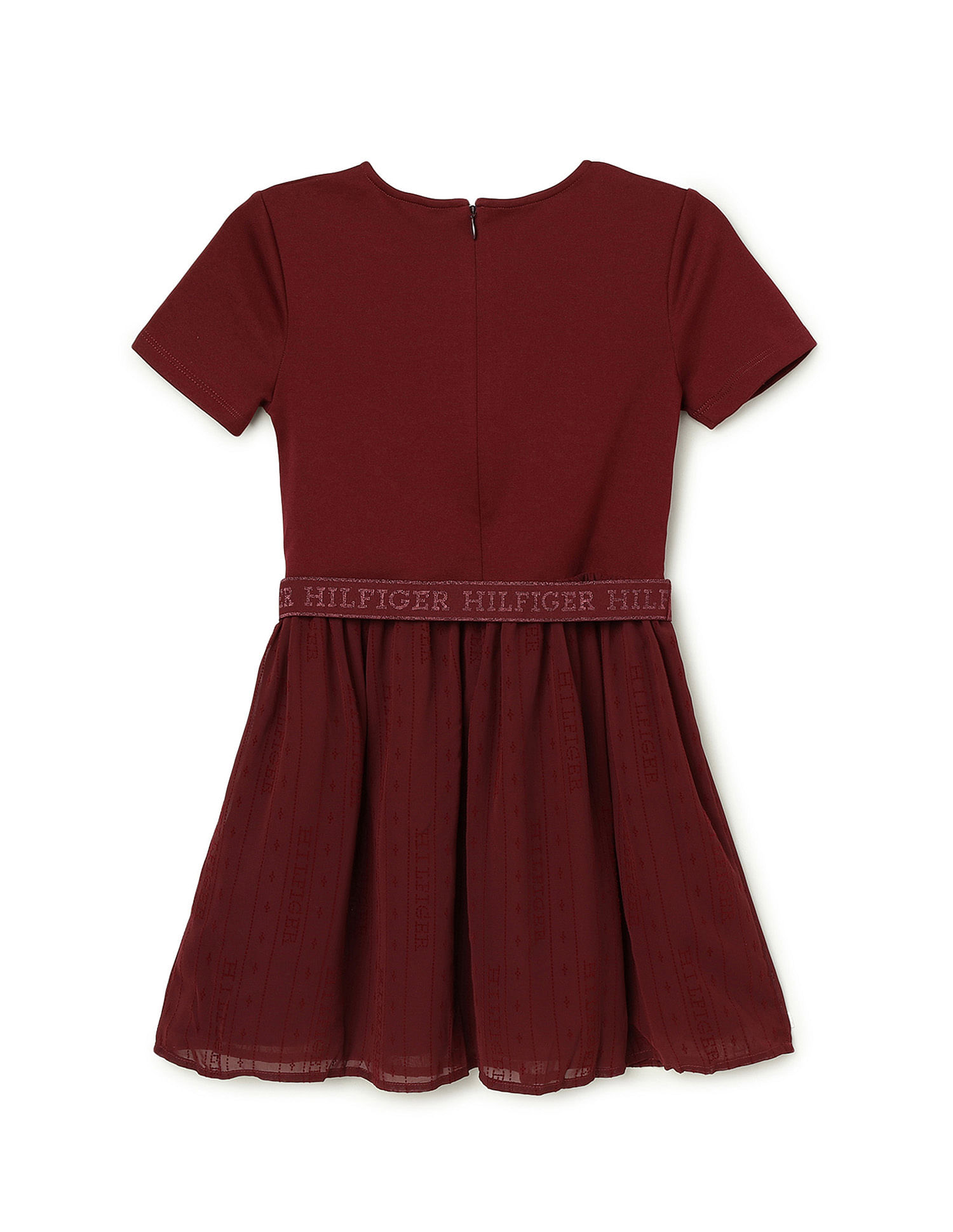 Tommy Hilfiger Kids Girls Hilfiger Punto Tulle Dress