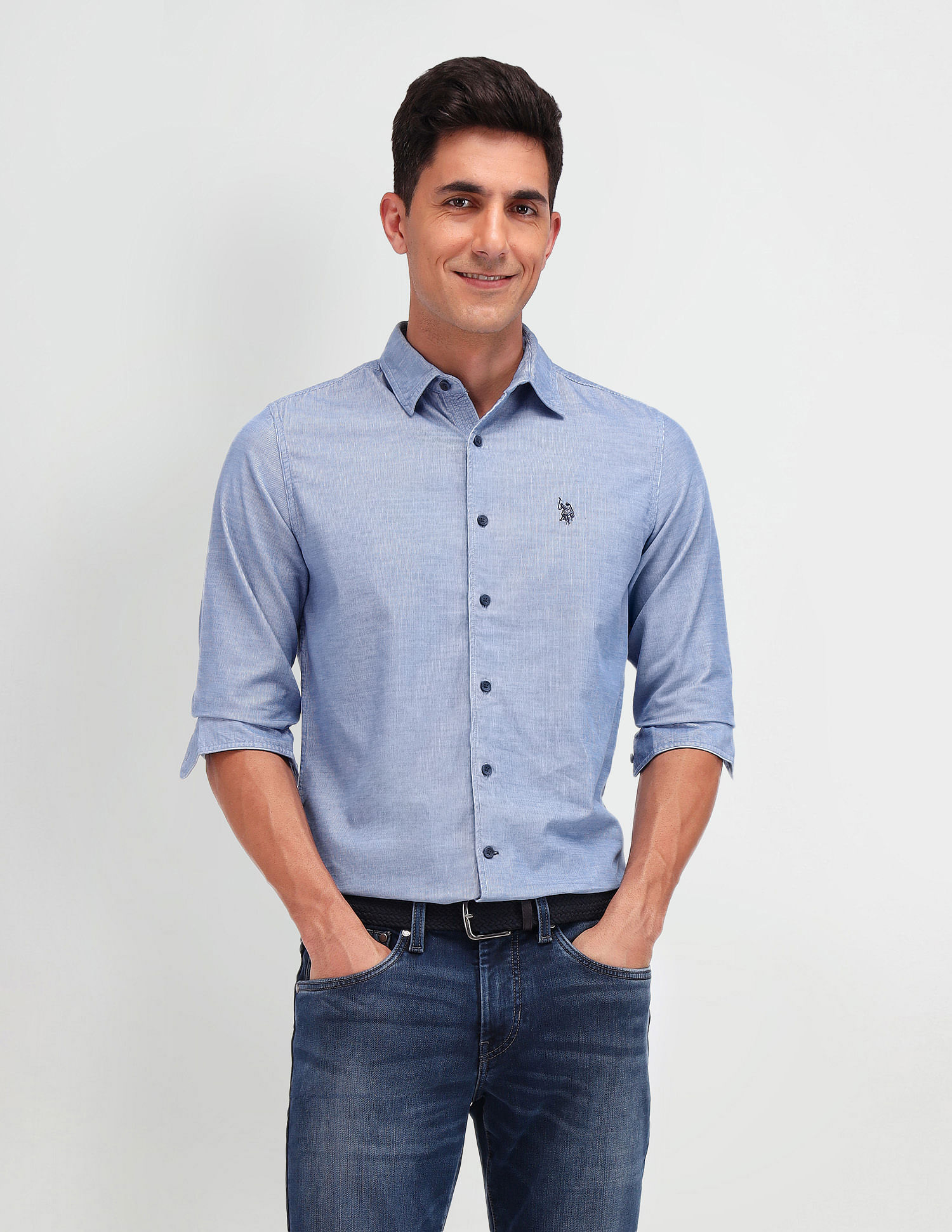 U.S. Polo Assn. Denim Co. Slim Fit Corduroy Shirt