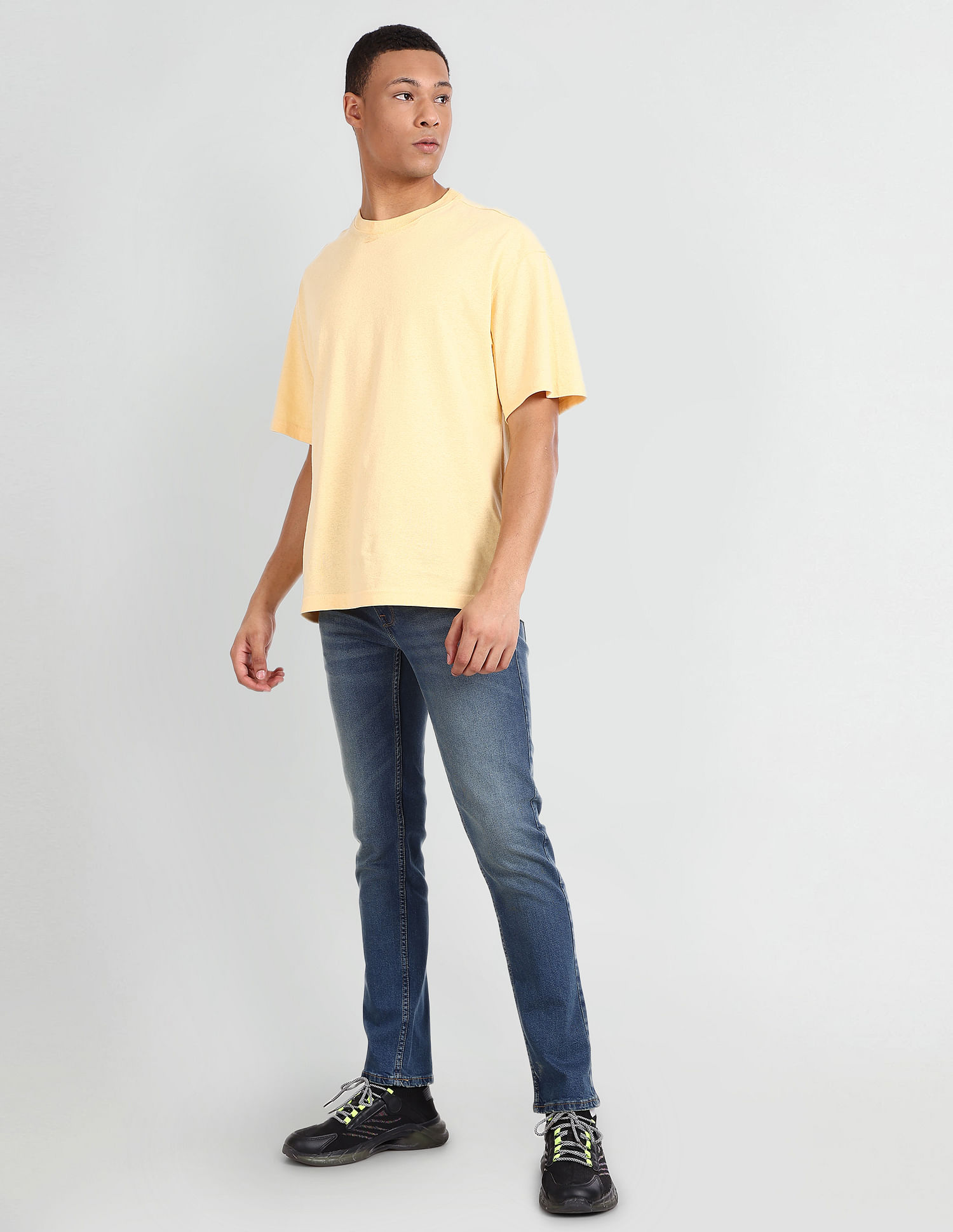 Flying Machine Michael Slim Tapered Whiskered Jeans
