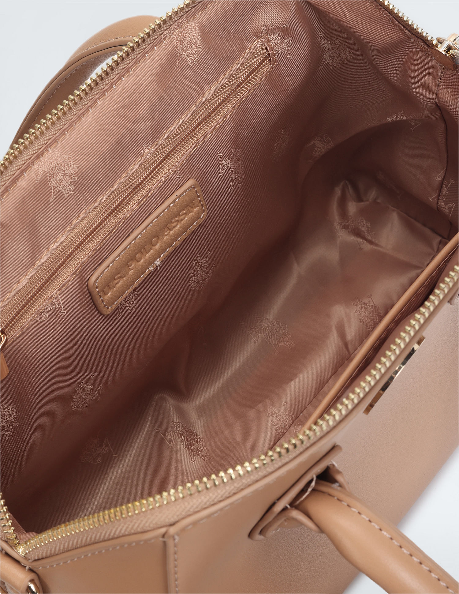 Buy U.S. Polo Assn. Women Detachable Strap Quilted Satchel Bag