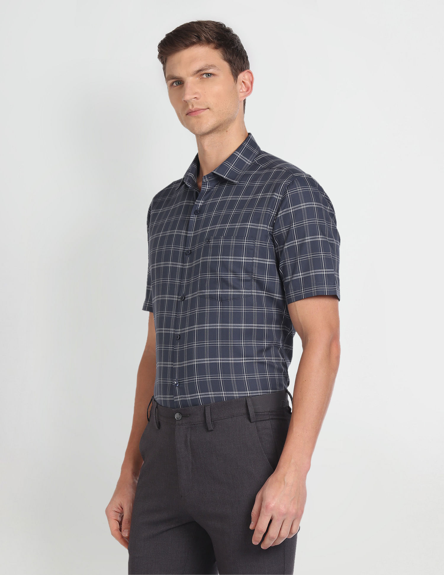 Arrow Tartan Check Cotton Shirt