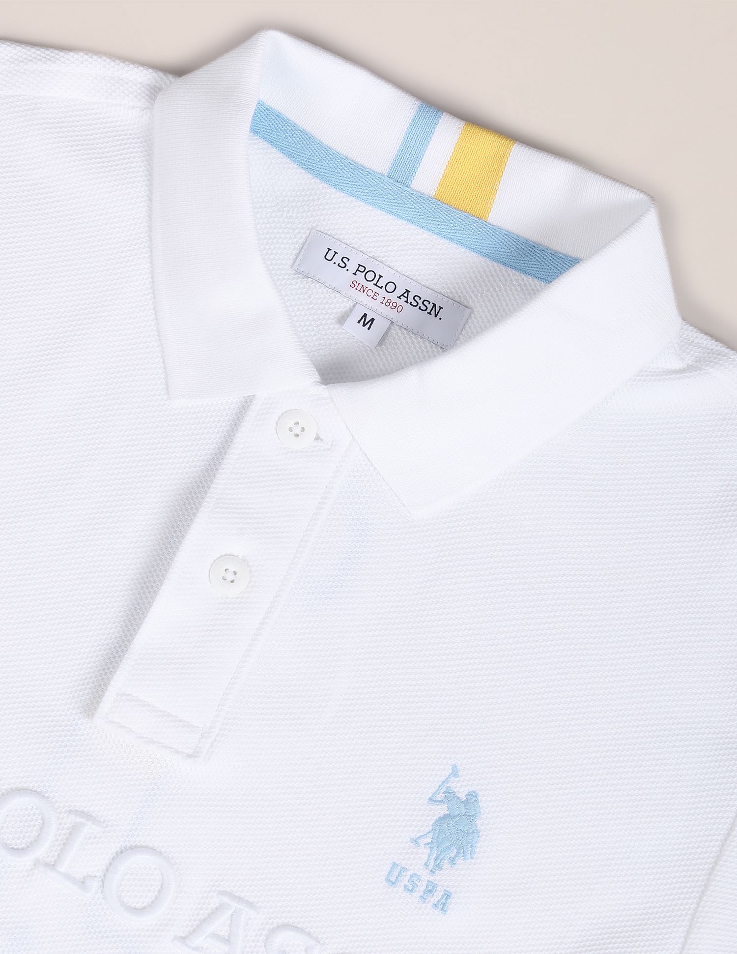 U.S. Polo Assn. Slim Fit Cotton Number Polo Shirt