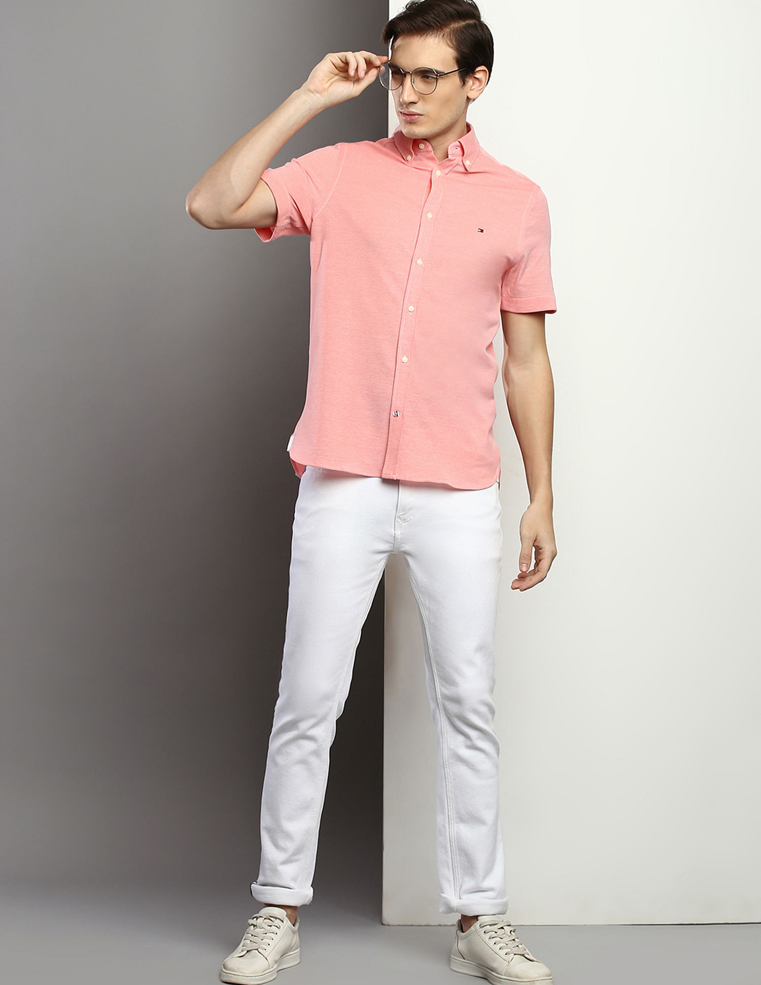 Tommy Hilfiger Organic Cotton 1985 Knitted Casual Shirt