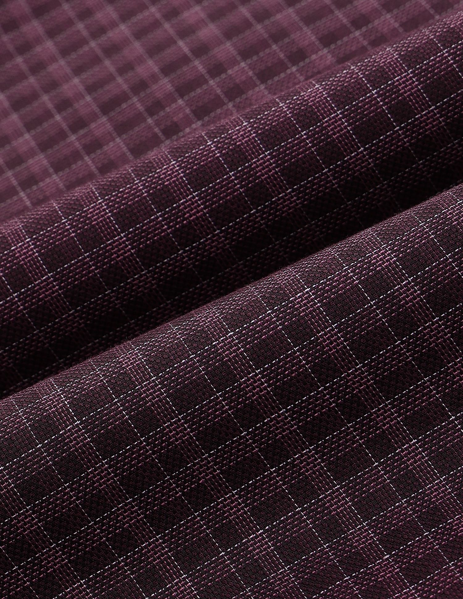 Arrow Gingham Checked Dobby Shirt