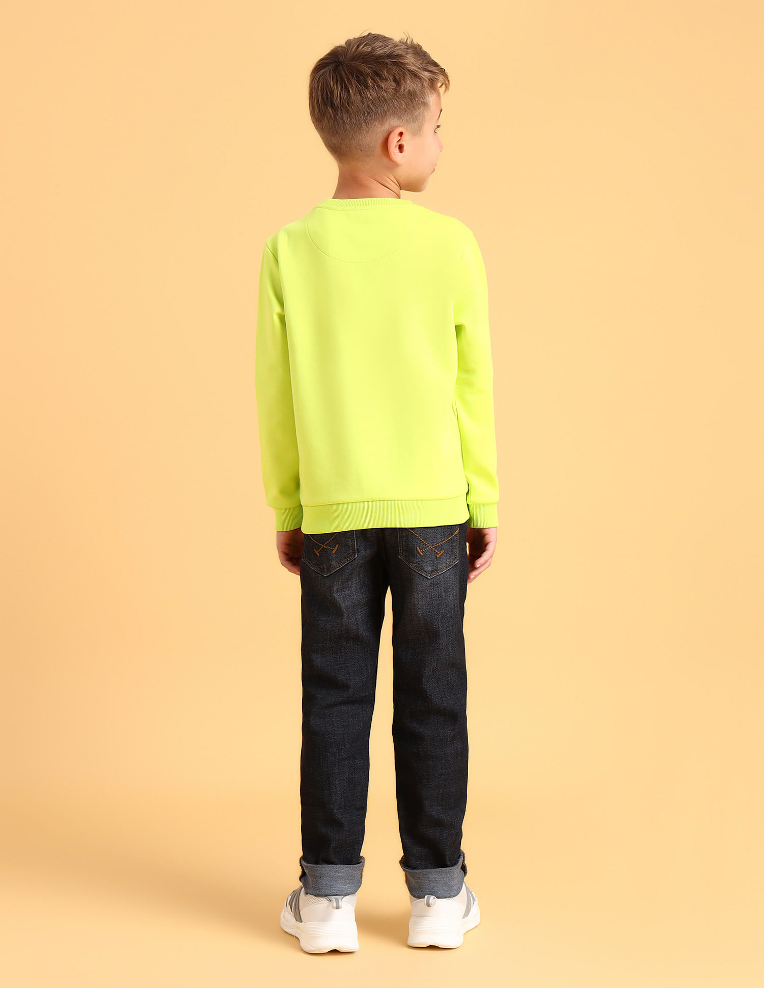 U.S. Polo Assn. Kids Boys Brand Printed Sweatshirt