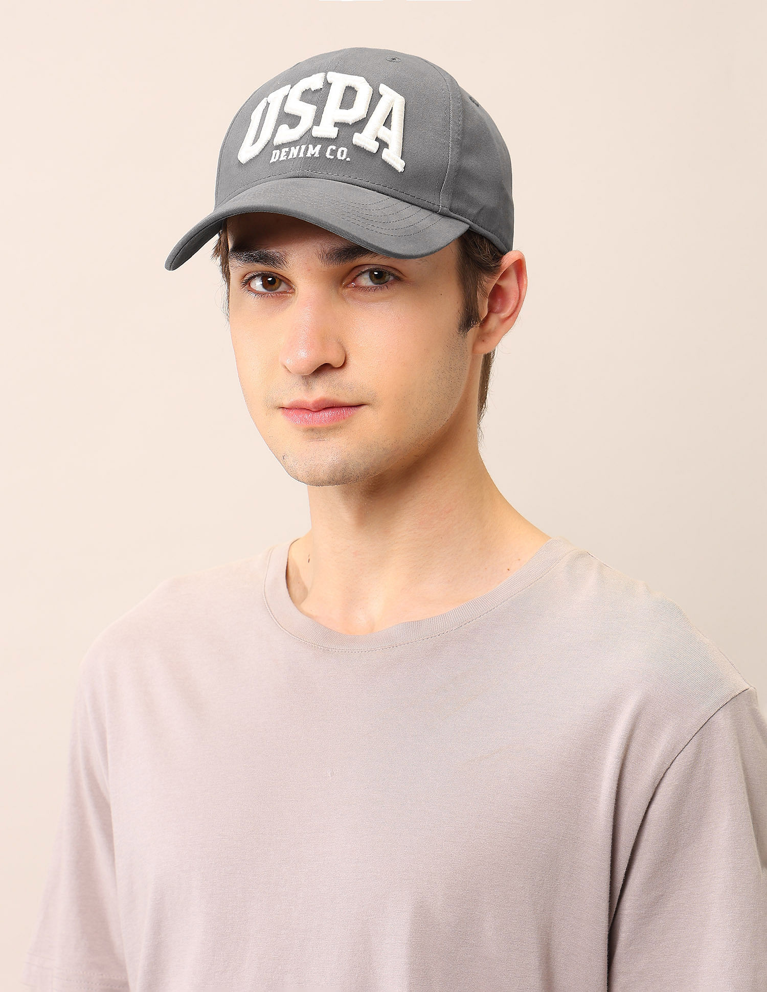 U.S. Polo Assn. Denim Co. Brand Embroidered Cotton Cap
