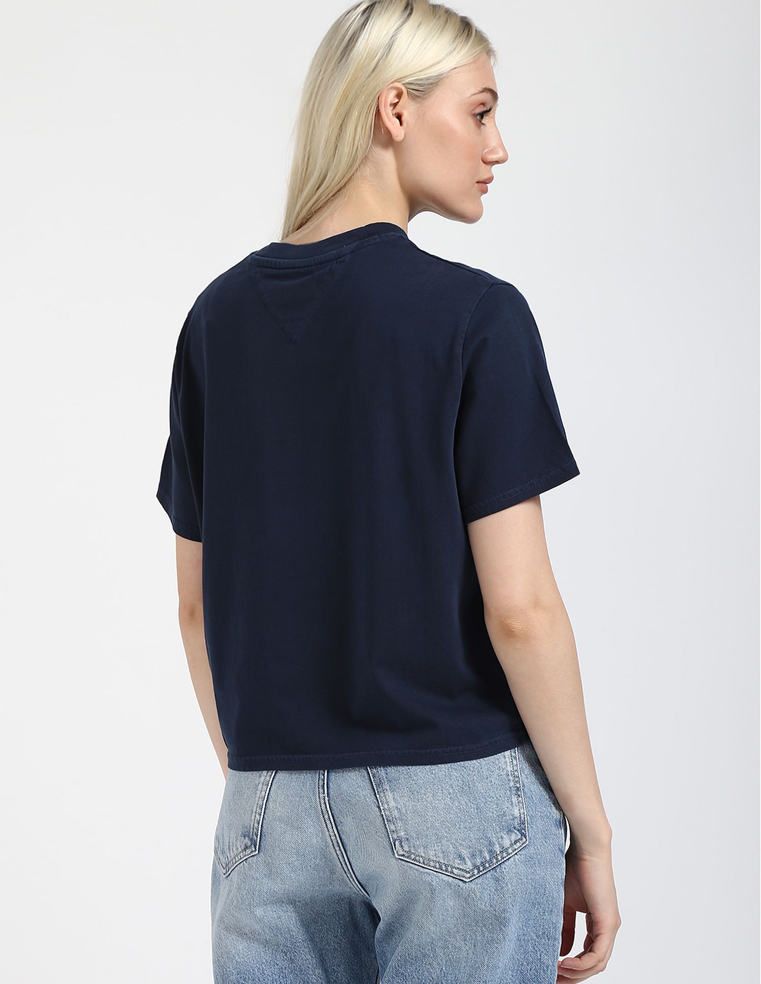 Tommy Hilfiger Blue Women's T-shirt for Casual Cool
